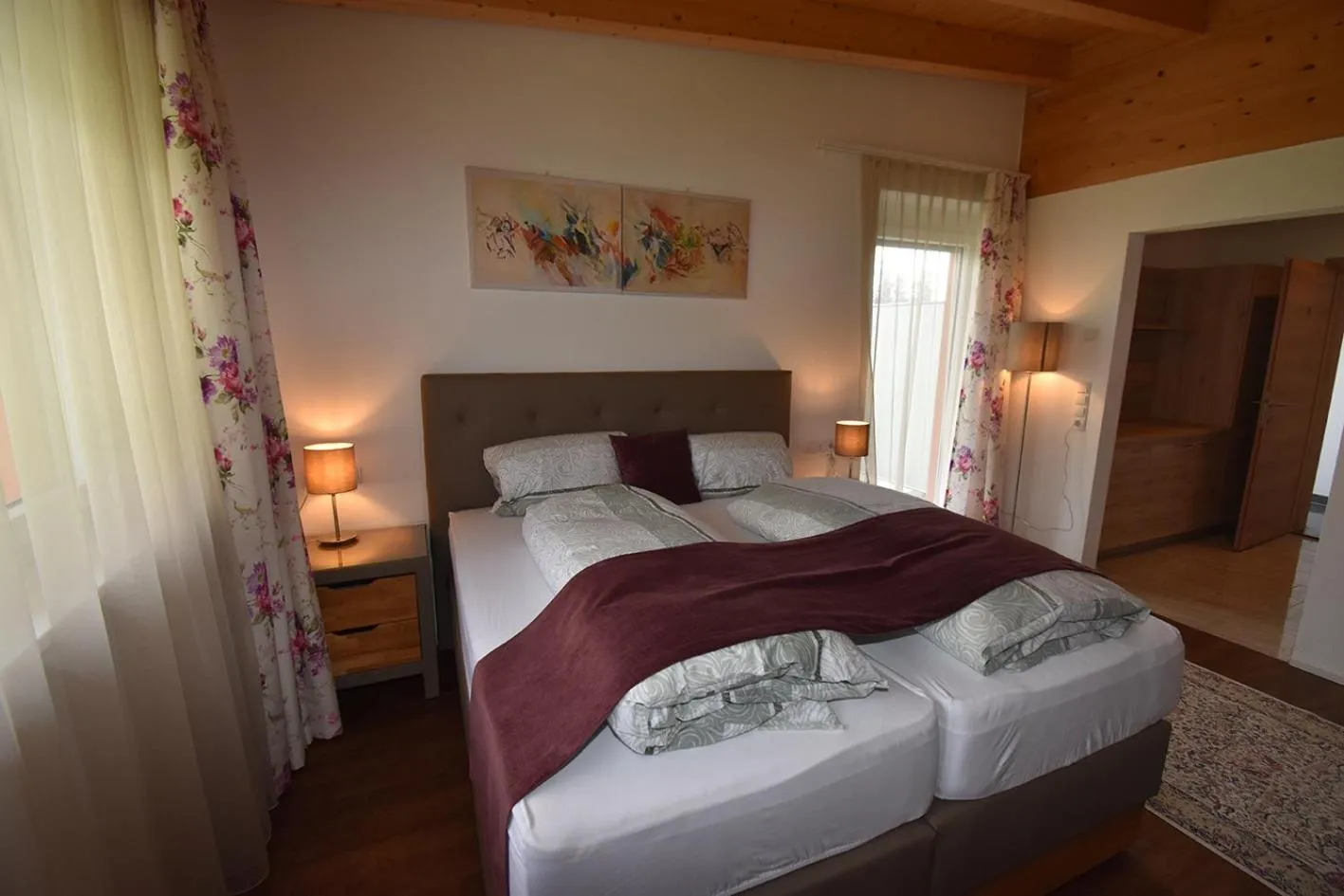 Bed in Hotel Martina