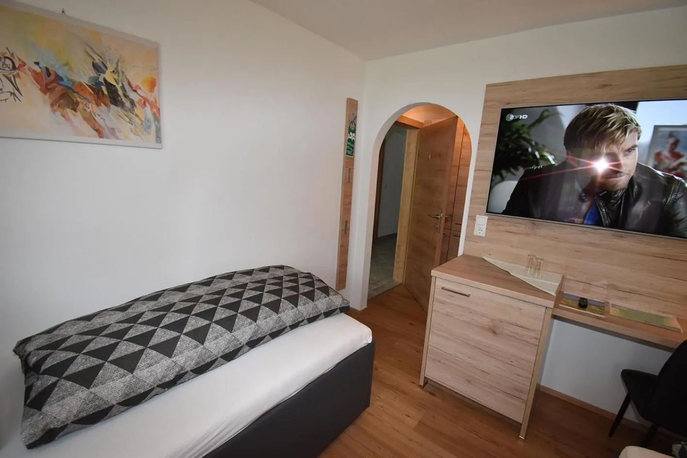 Bed in Hotel Martina