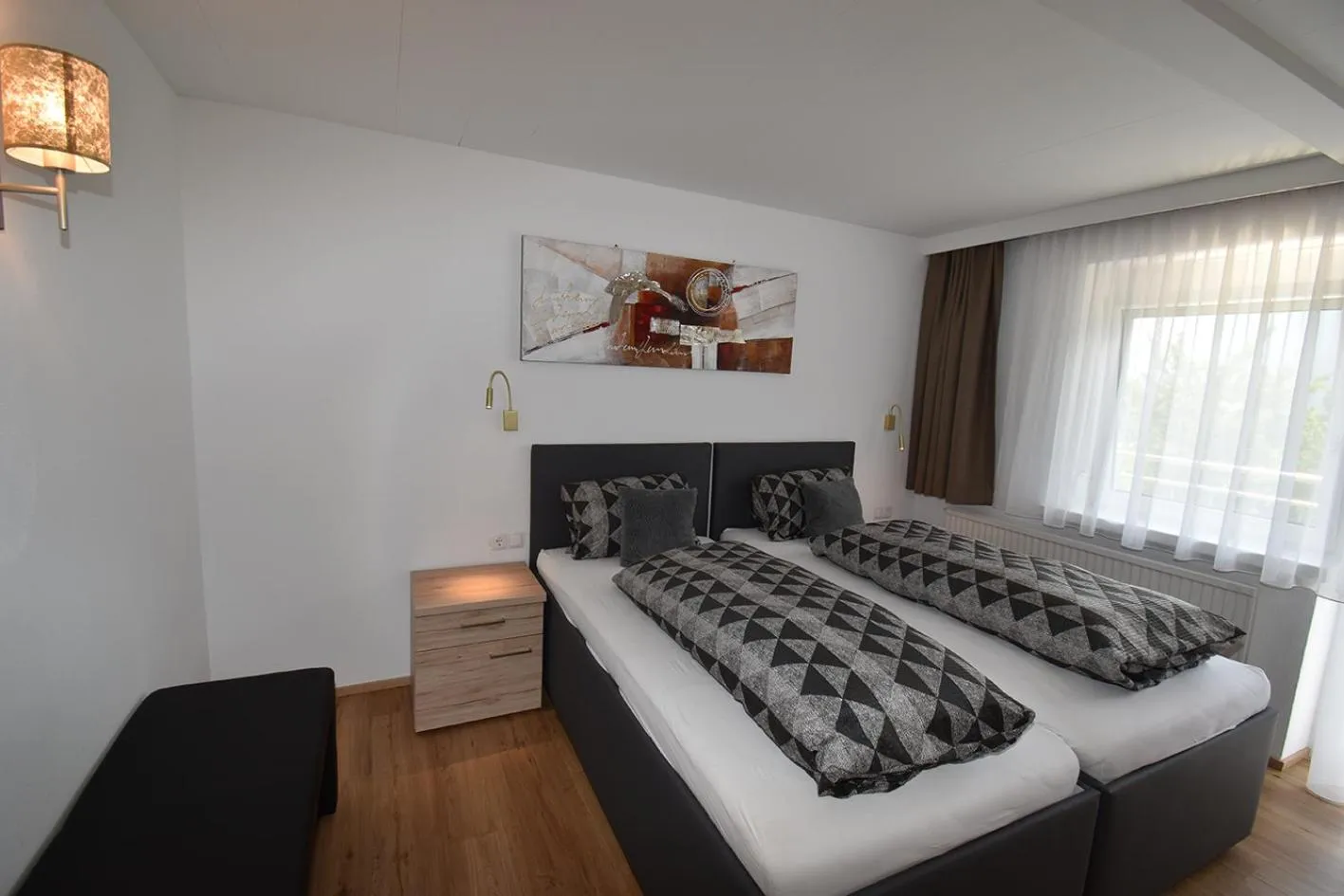 Bed in Hotel Martina