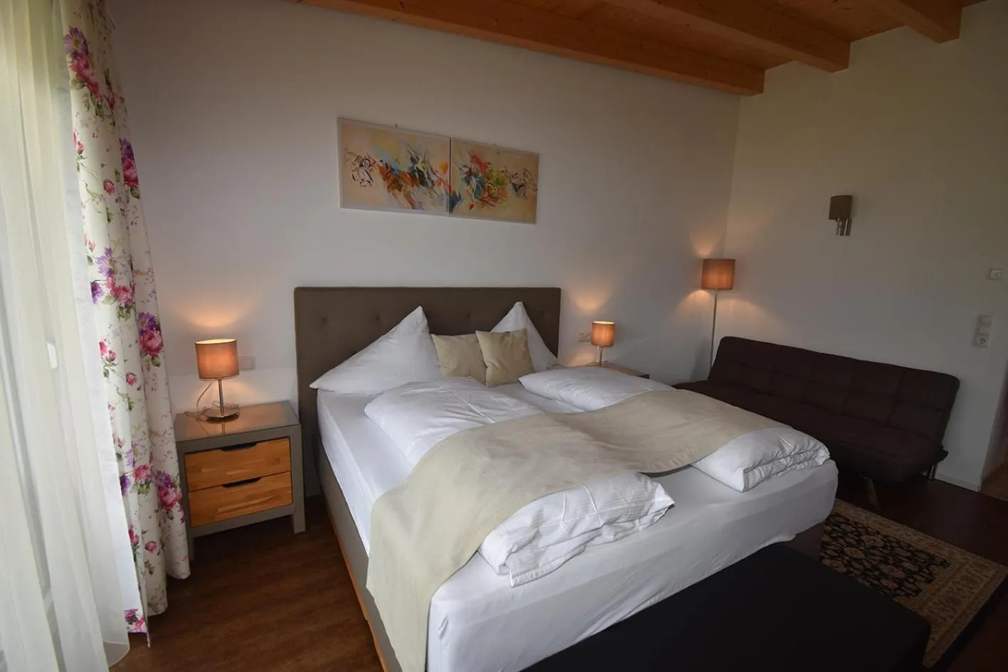 Bed in Hotel Martina