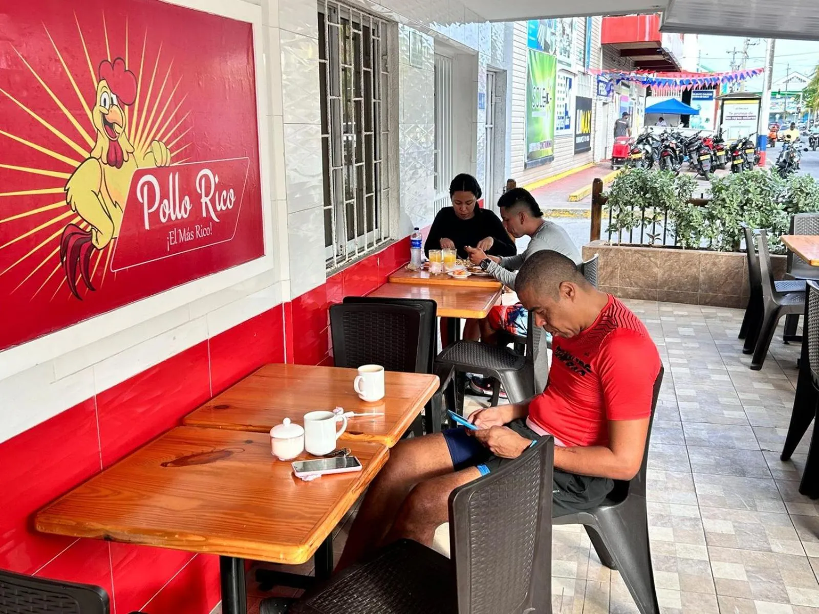 Breakfast in Sweet Caribbean Airport Hotel