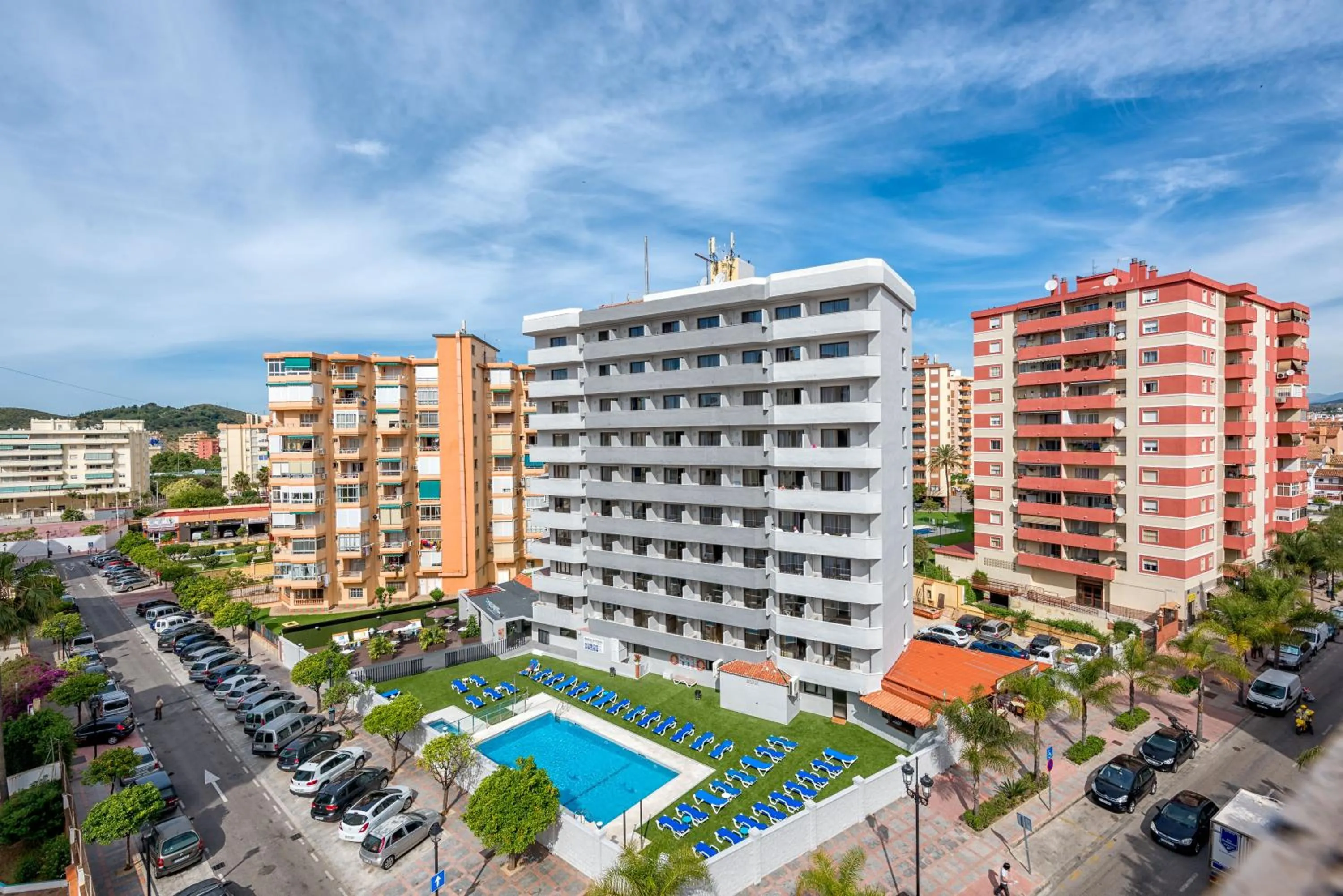 Facade/entrance, Pool View in Veramar Aparthotel