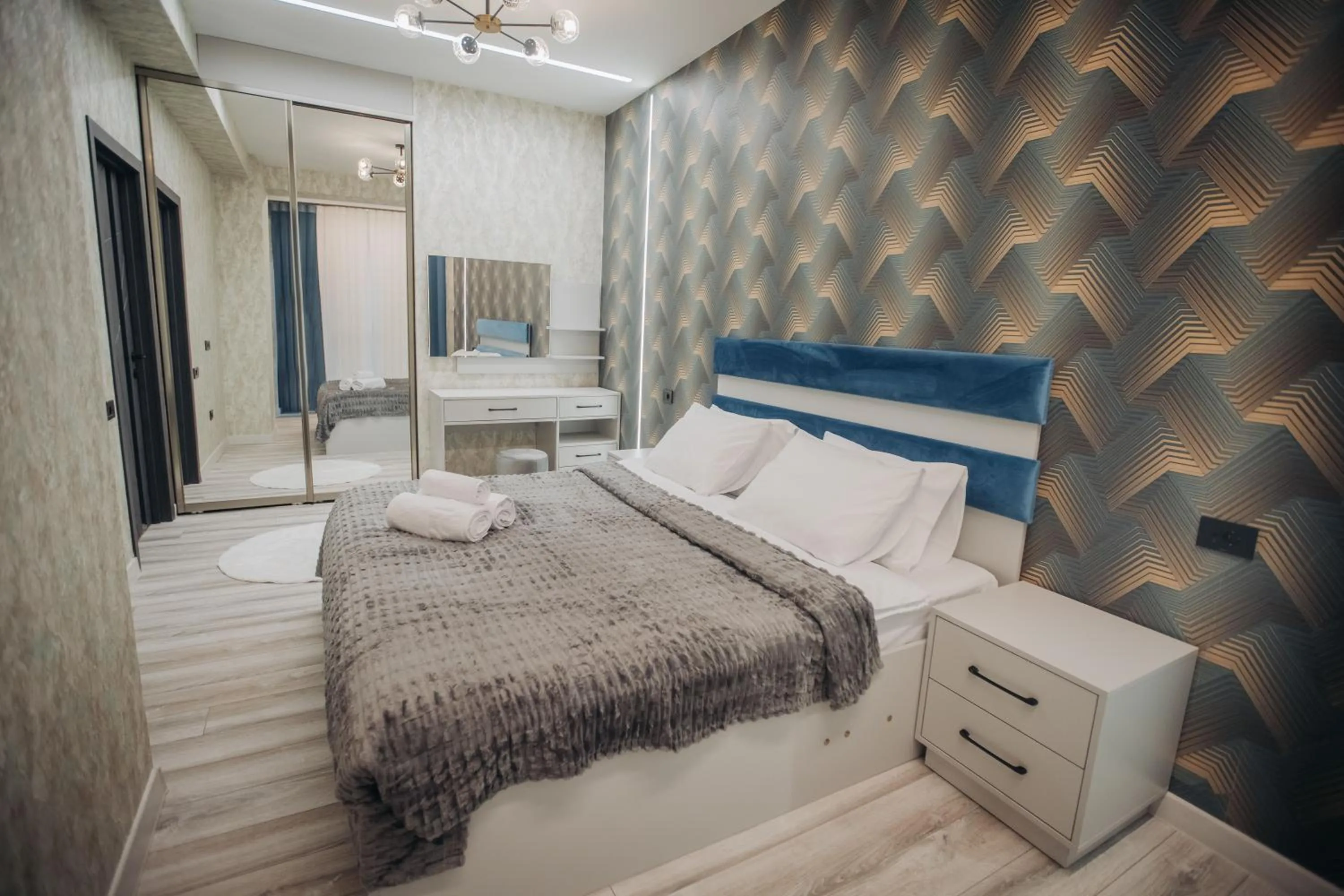 Bed in Sabah Bayil Residence Family Apart