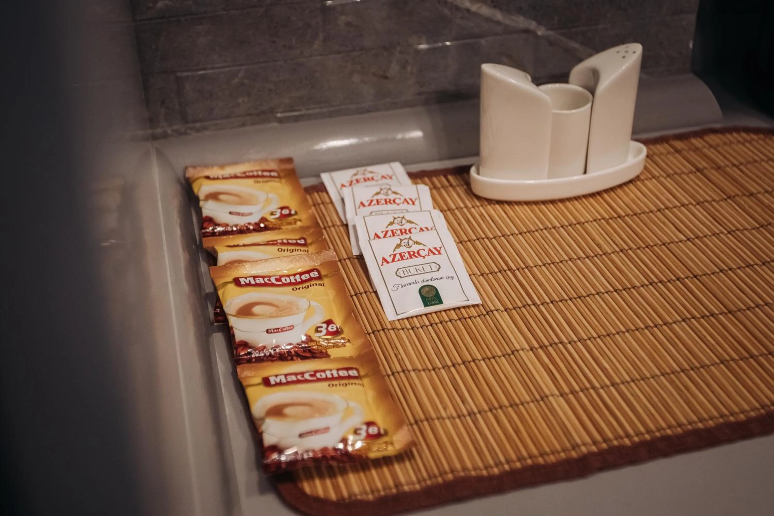 Coffee/tea facilities in Sabah Bayil Residence Family Apart