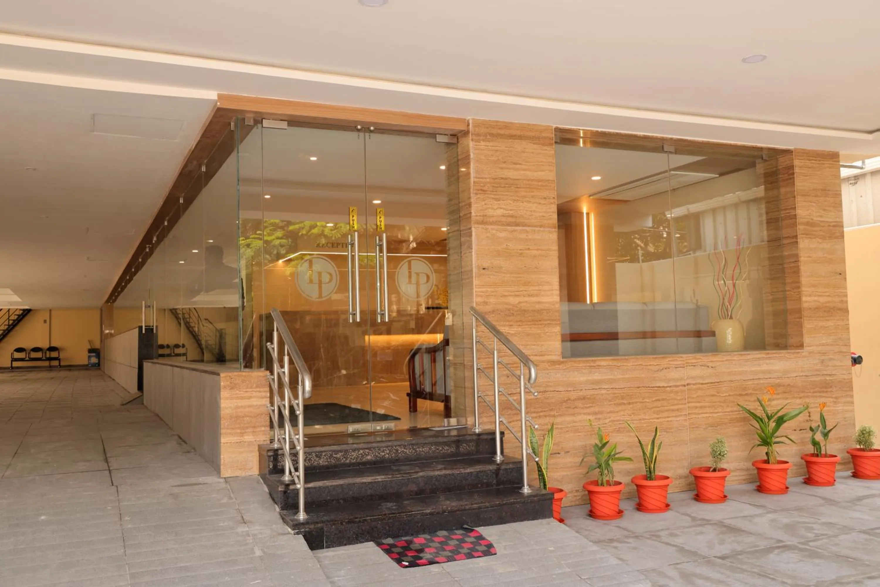 Facade/entrance in Hotel Le Palace