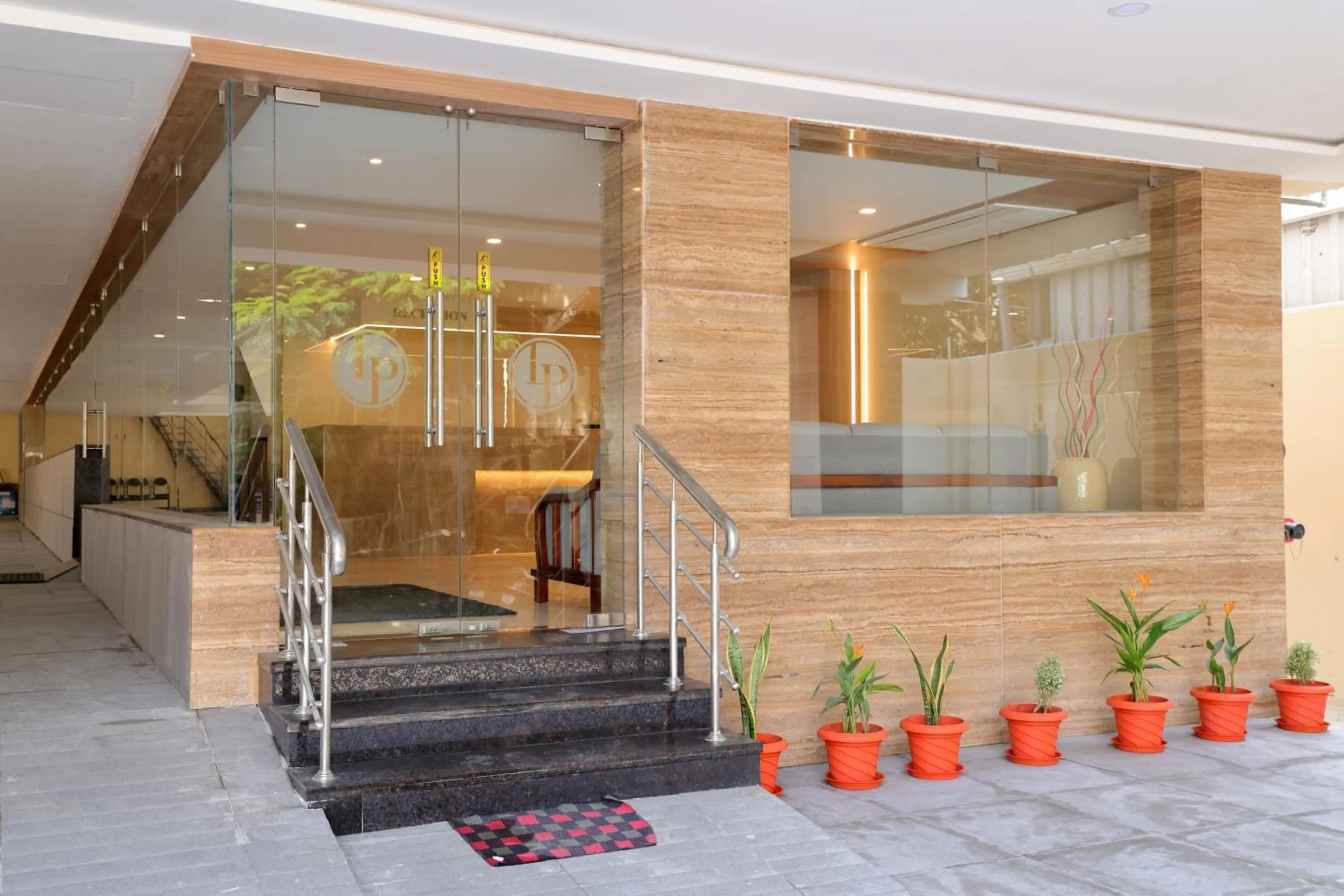 Facade/entrance in Hotel Le Palace