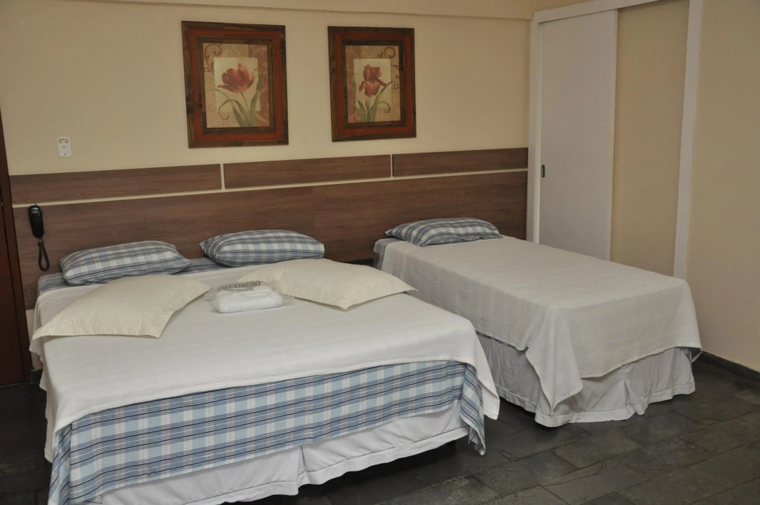 Bed in Hotel Pousada Figueiredo