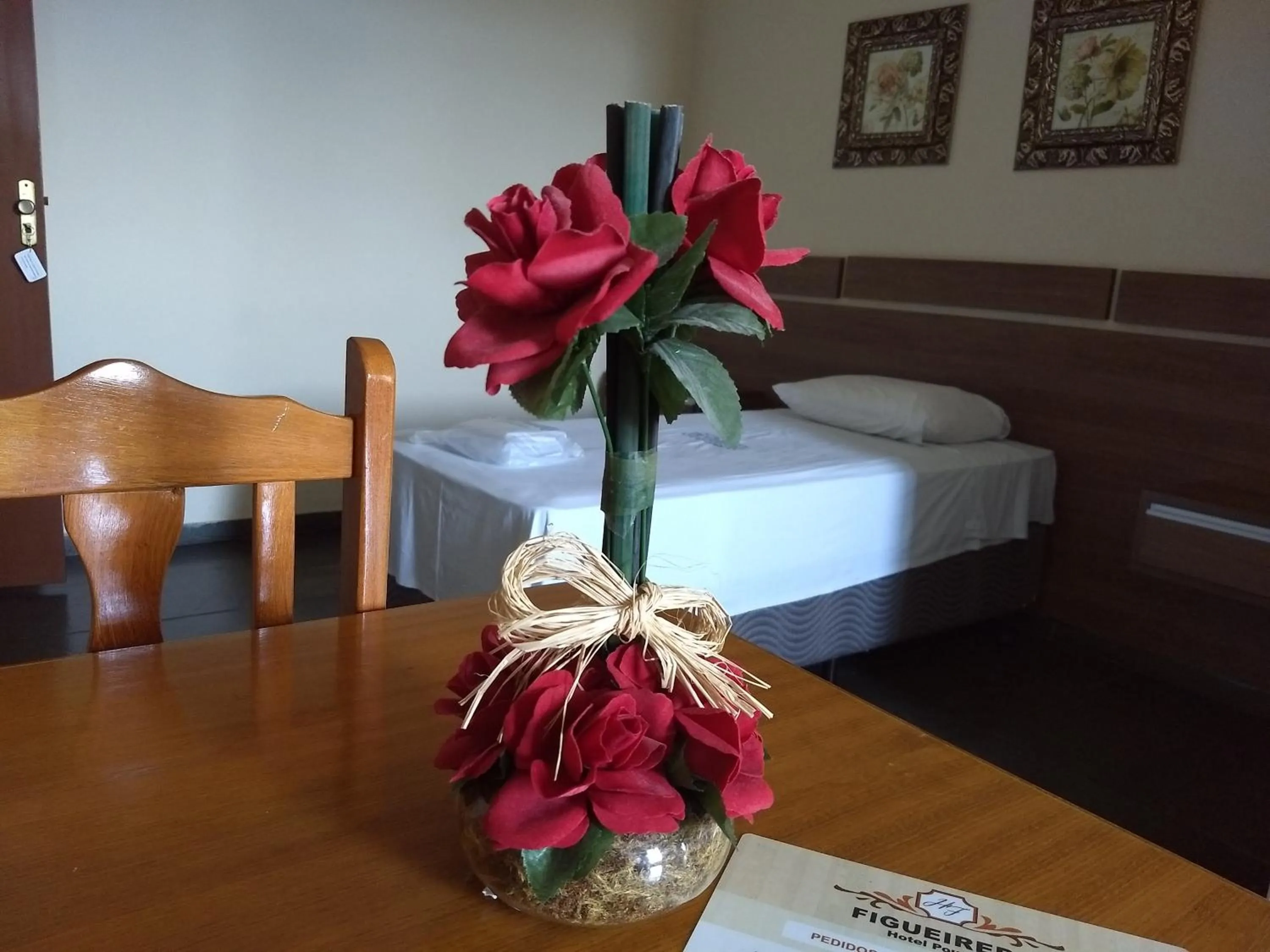 Bed in Hotel Pousada Figueiredo