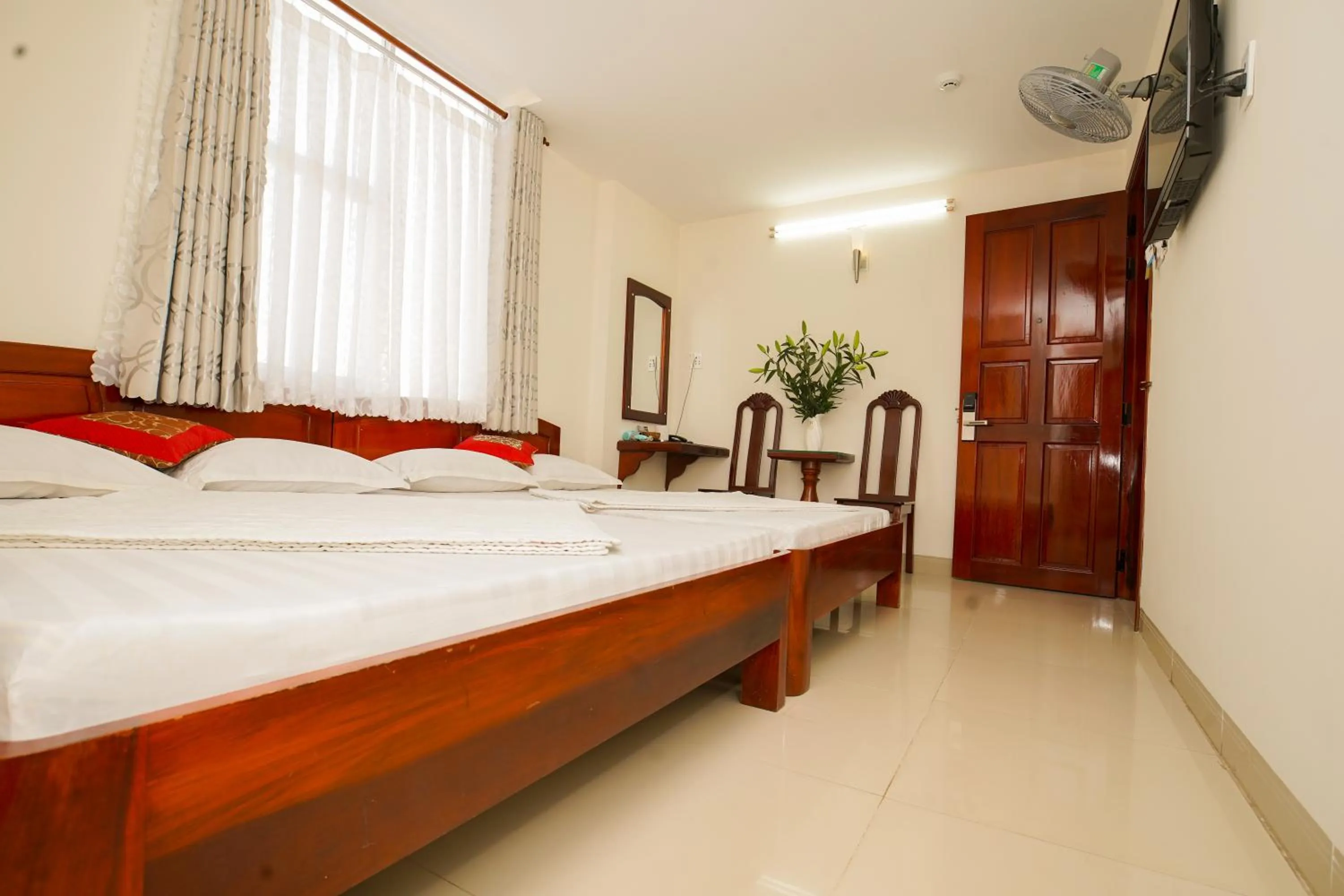 Bed in Nguyen Ha Hotel