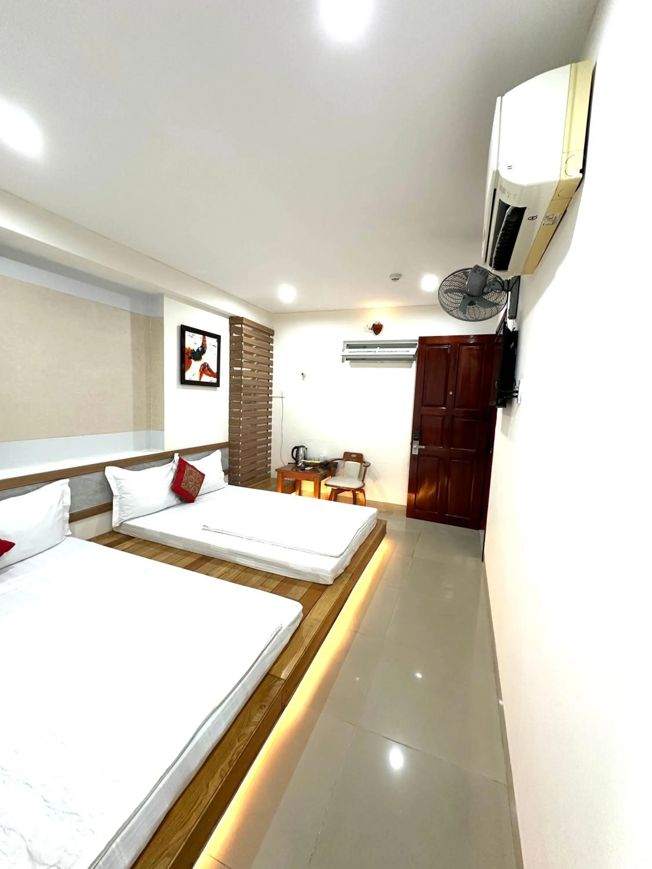 Bed in Nguyen Ha Hotel