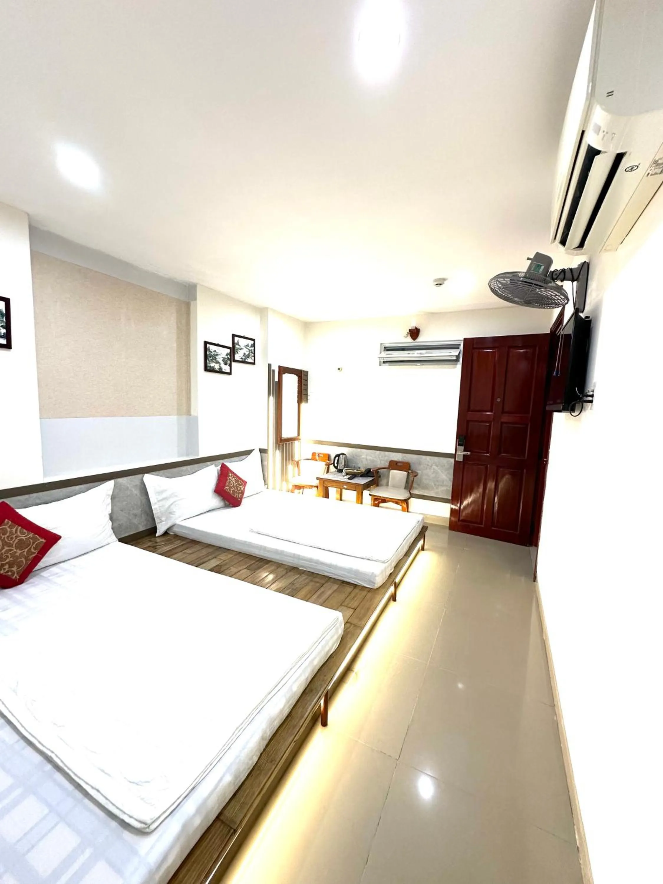 Bed in Nguyen Ha Hotel