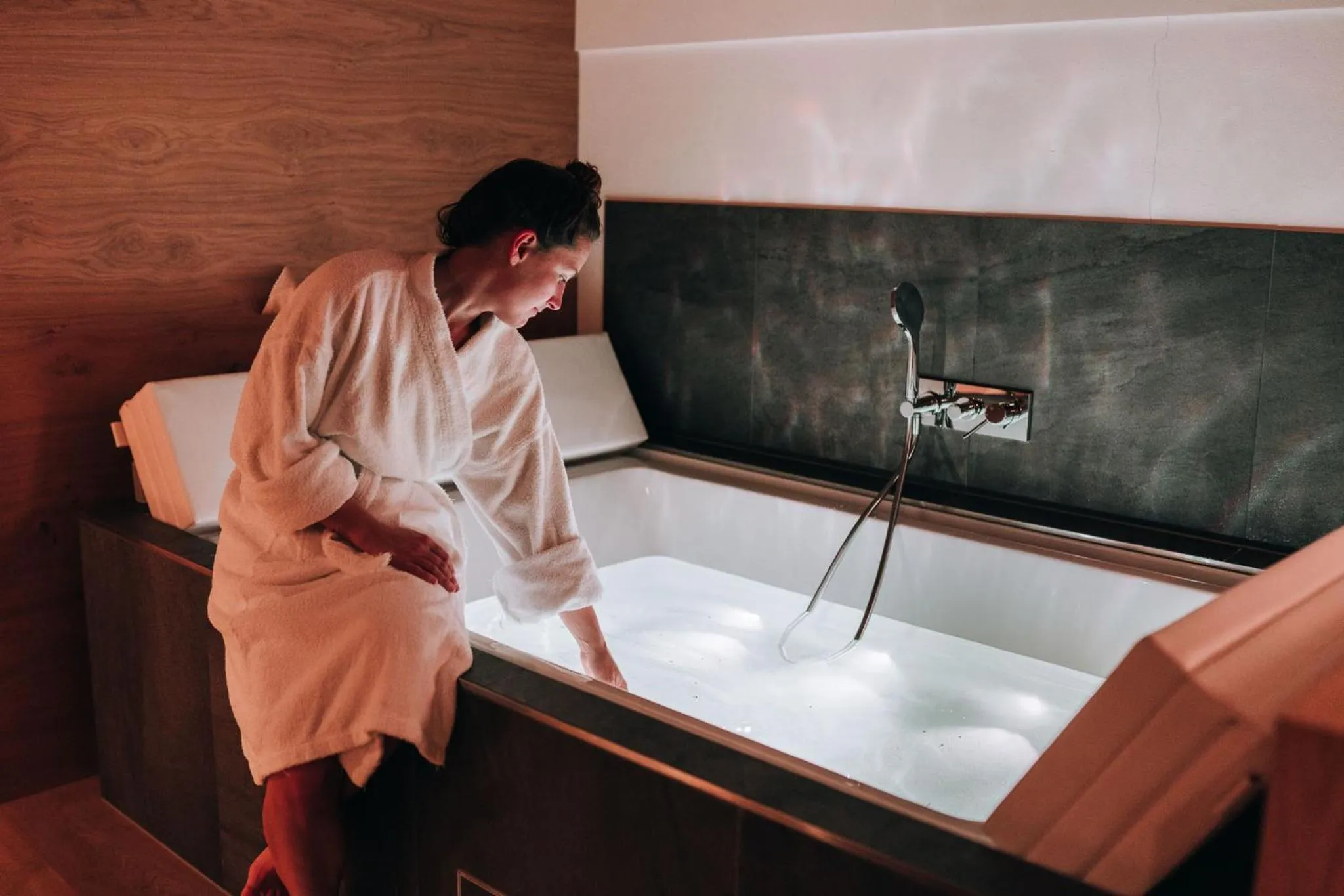 Hot Tub in Naturresort PURADIES