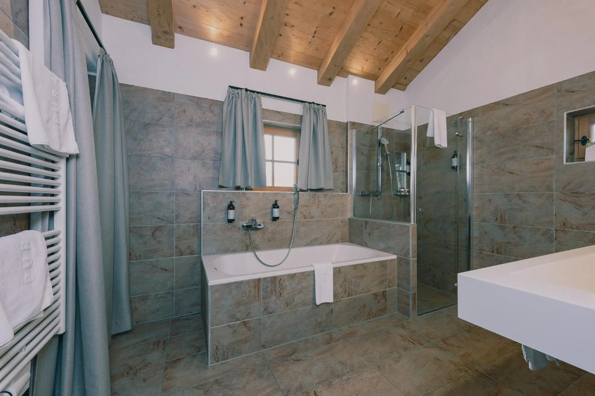 Bathroom in Naturresort PURADIES