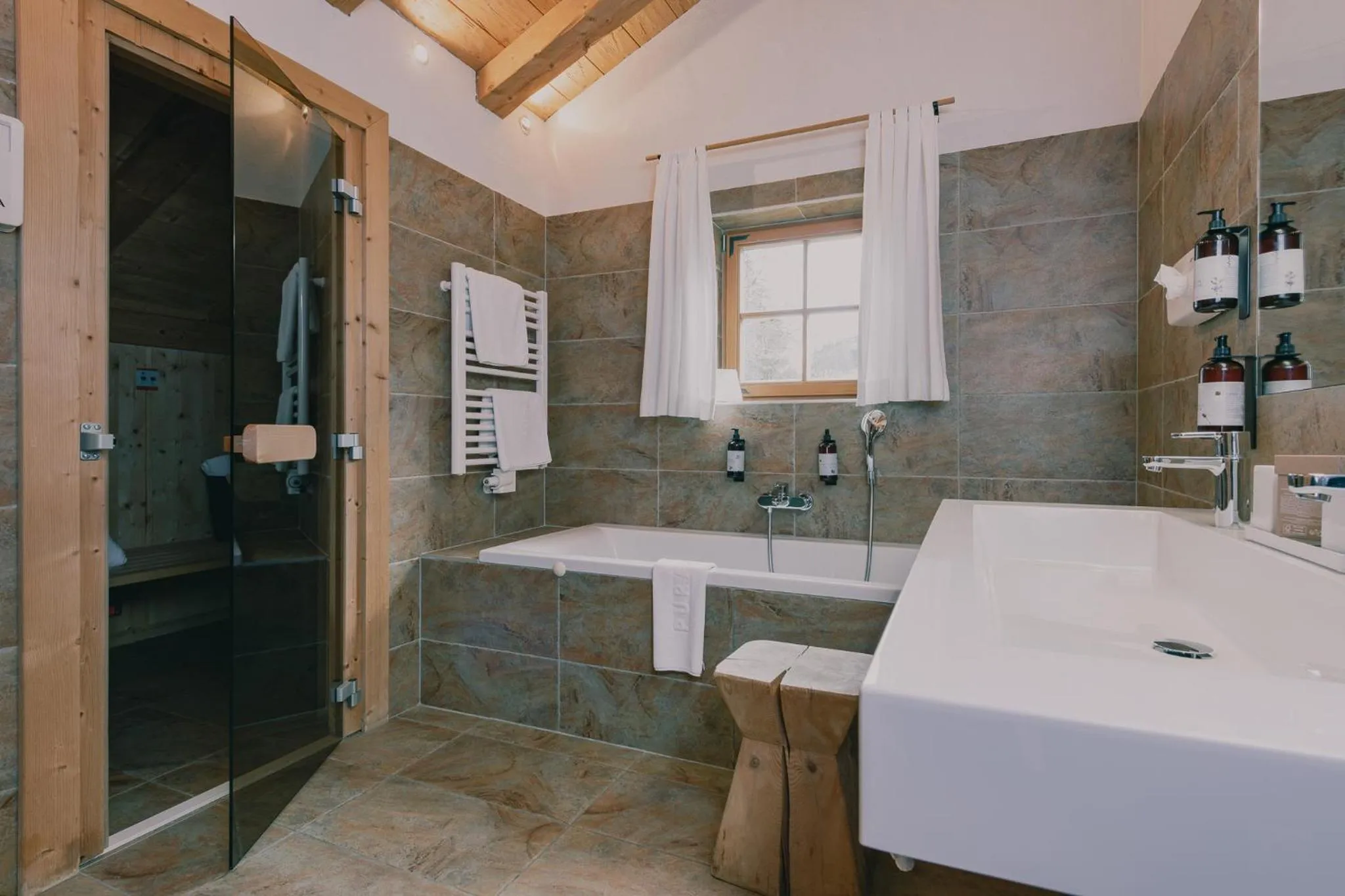 Bathroom in Naturresort PURADIES