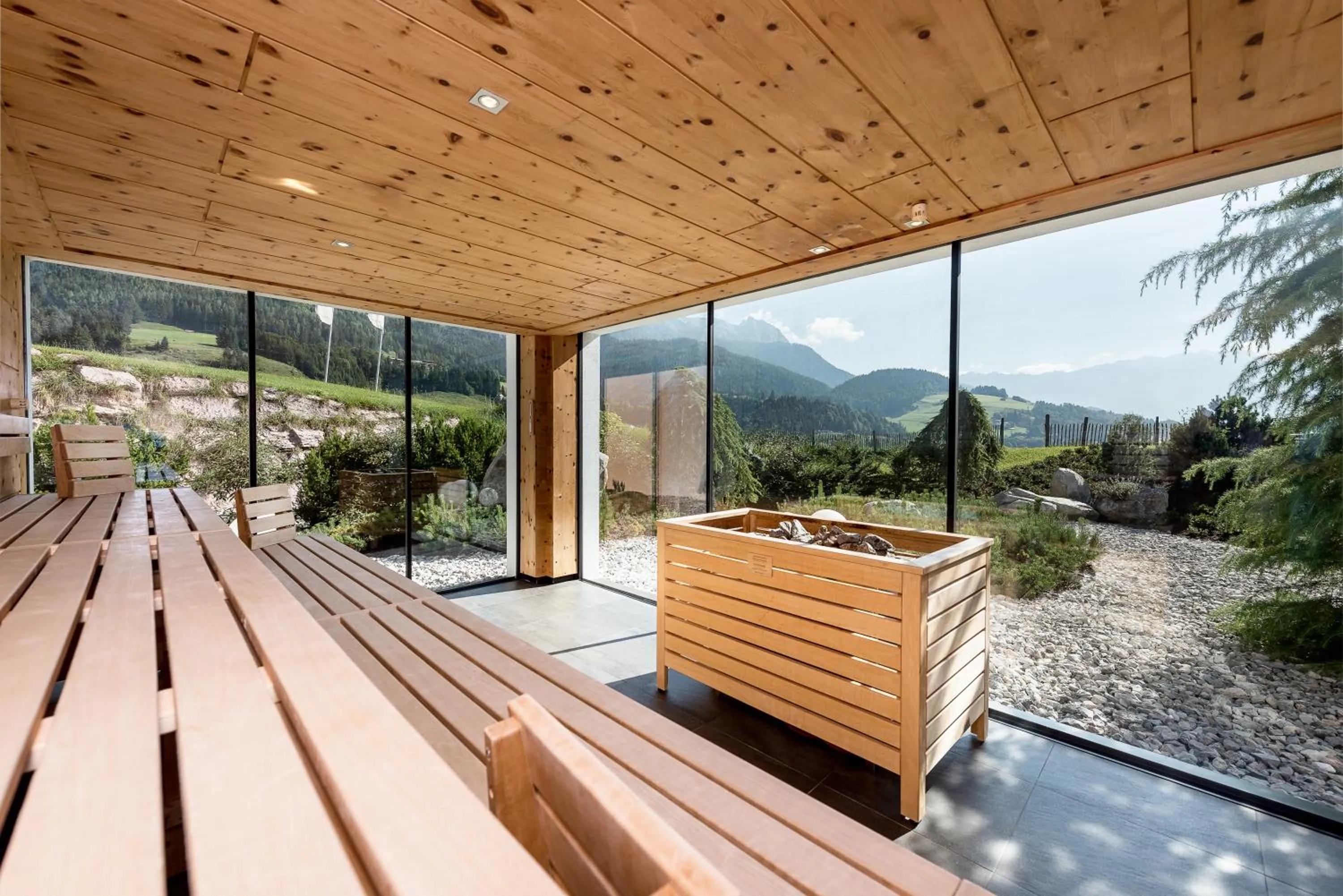 Sauna in Naturresort PURADIES