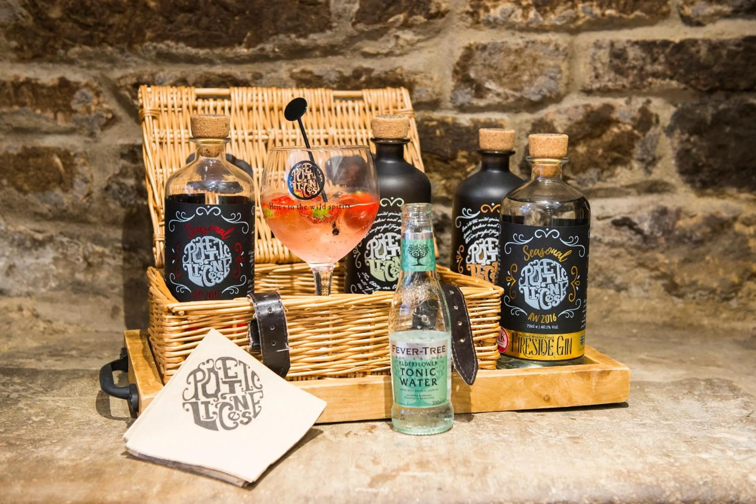 Alcoholic drinks in Devonshire Arms at Beeley - Chatsworth