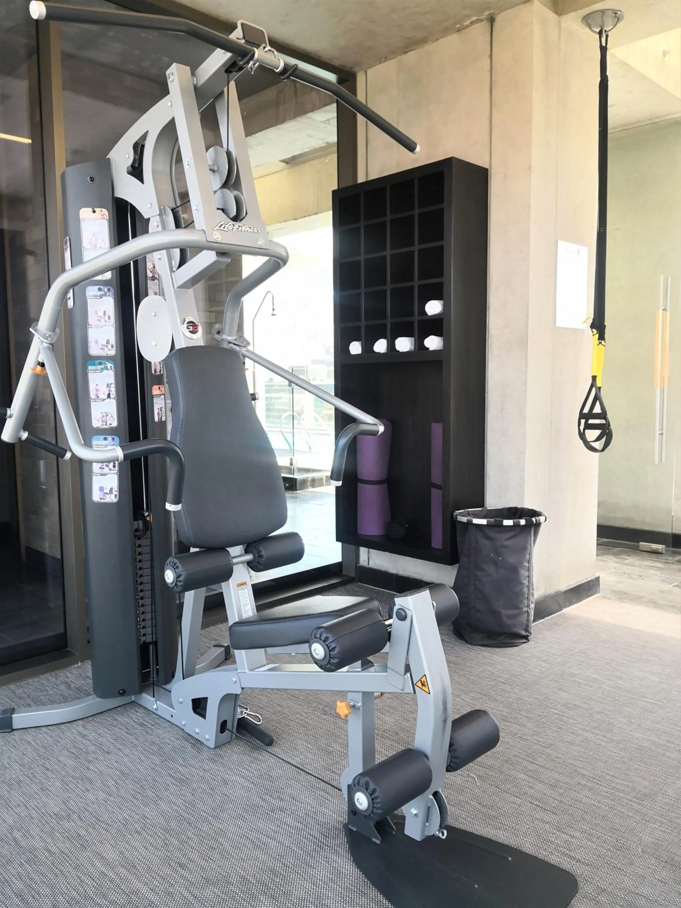 Fitness centre/facilities in Solace Hotel Santiago