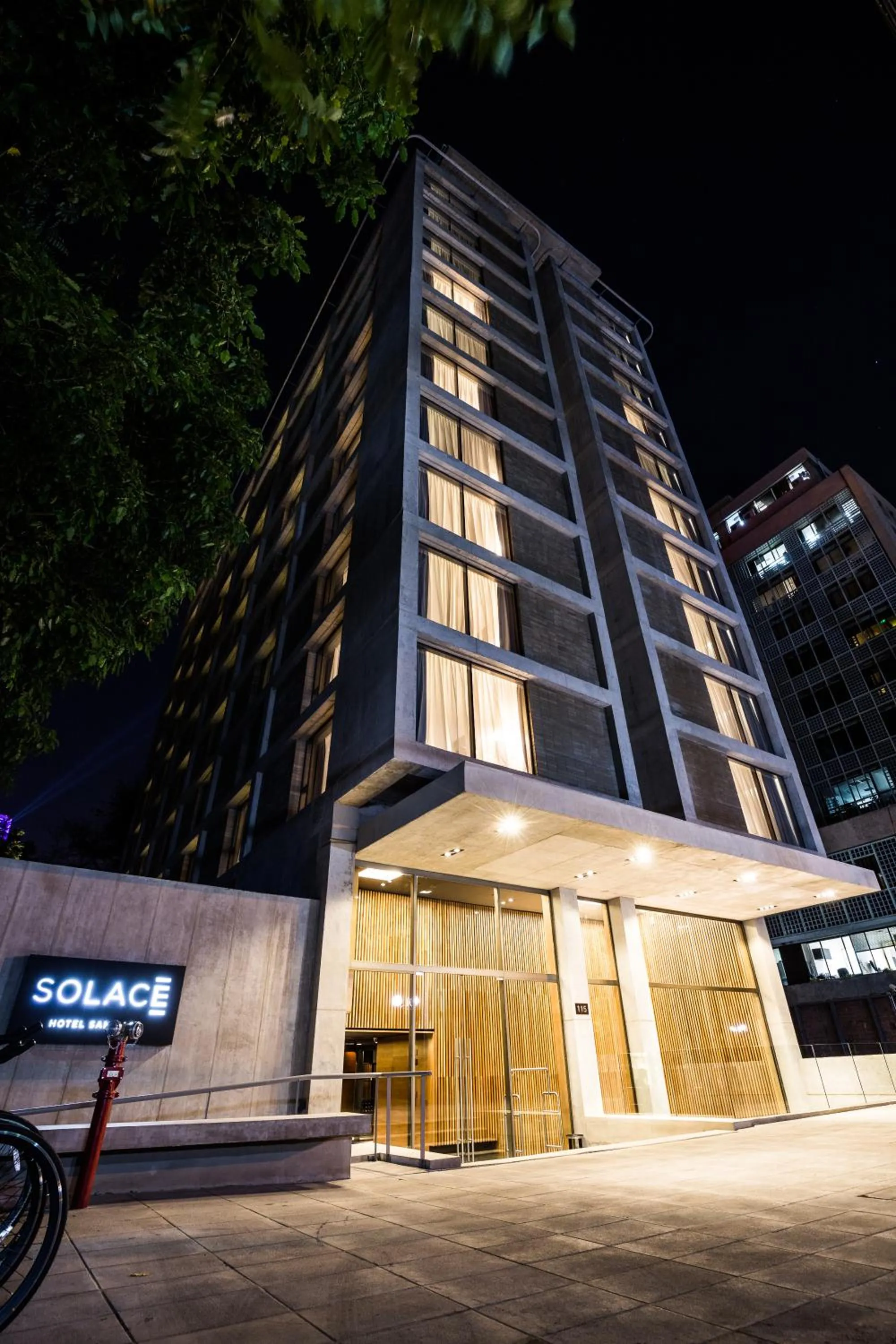 Property building in Solace Hotel Santiago