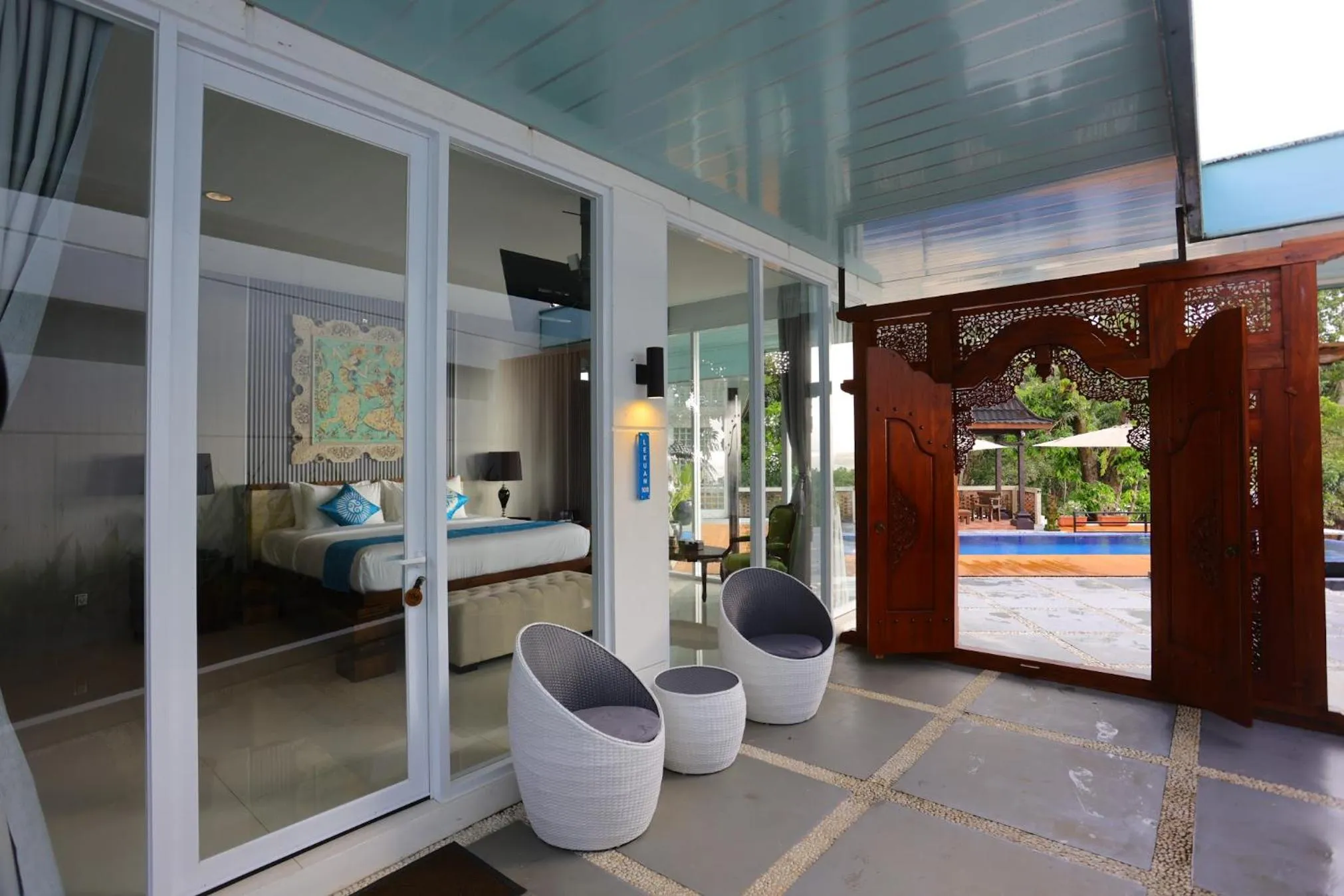 Patio in Nayara Villa Desa Budo