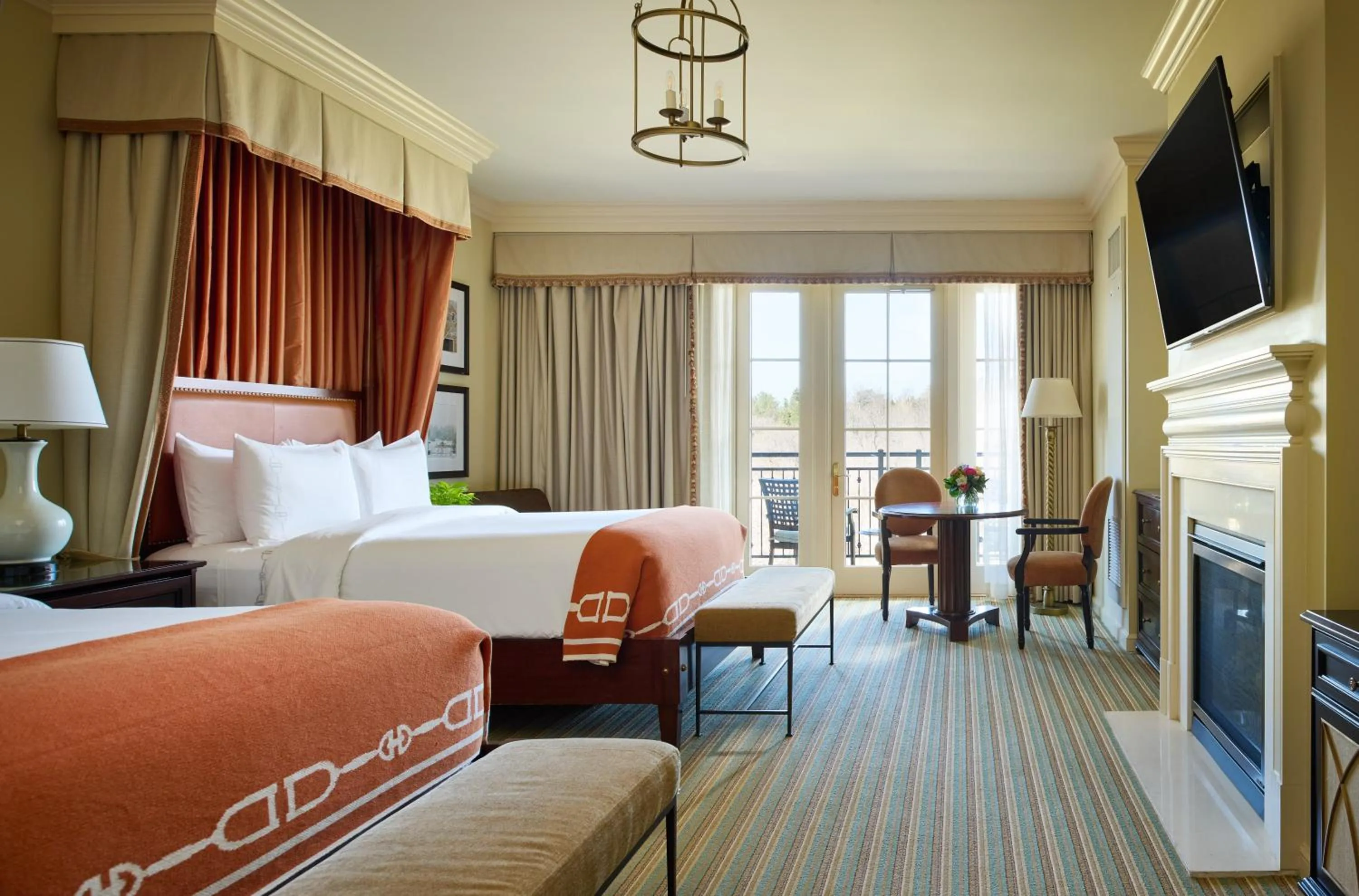 Bed in Salamander Resort and Spa