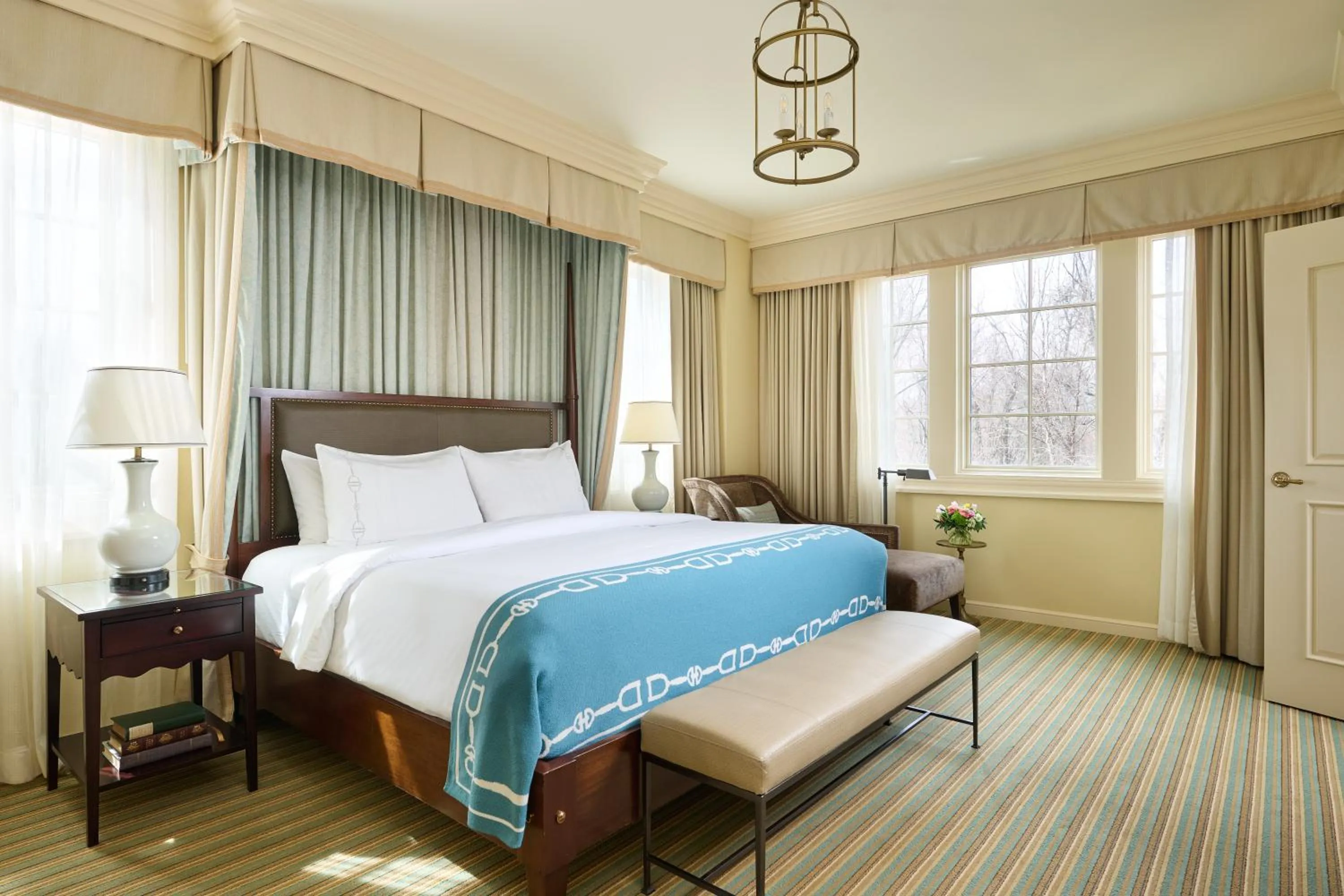 Bed in Salamander Resort and Spa