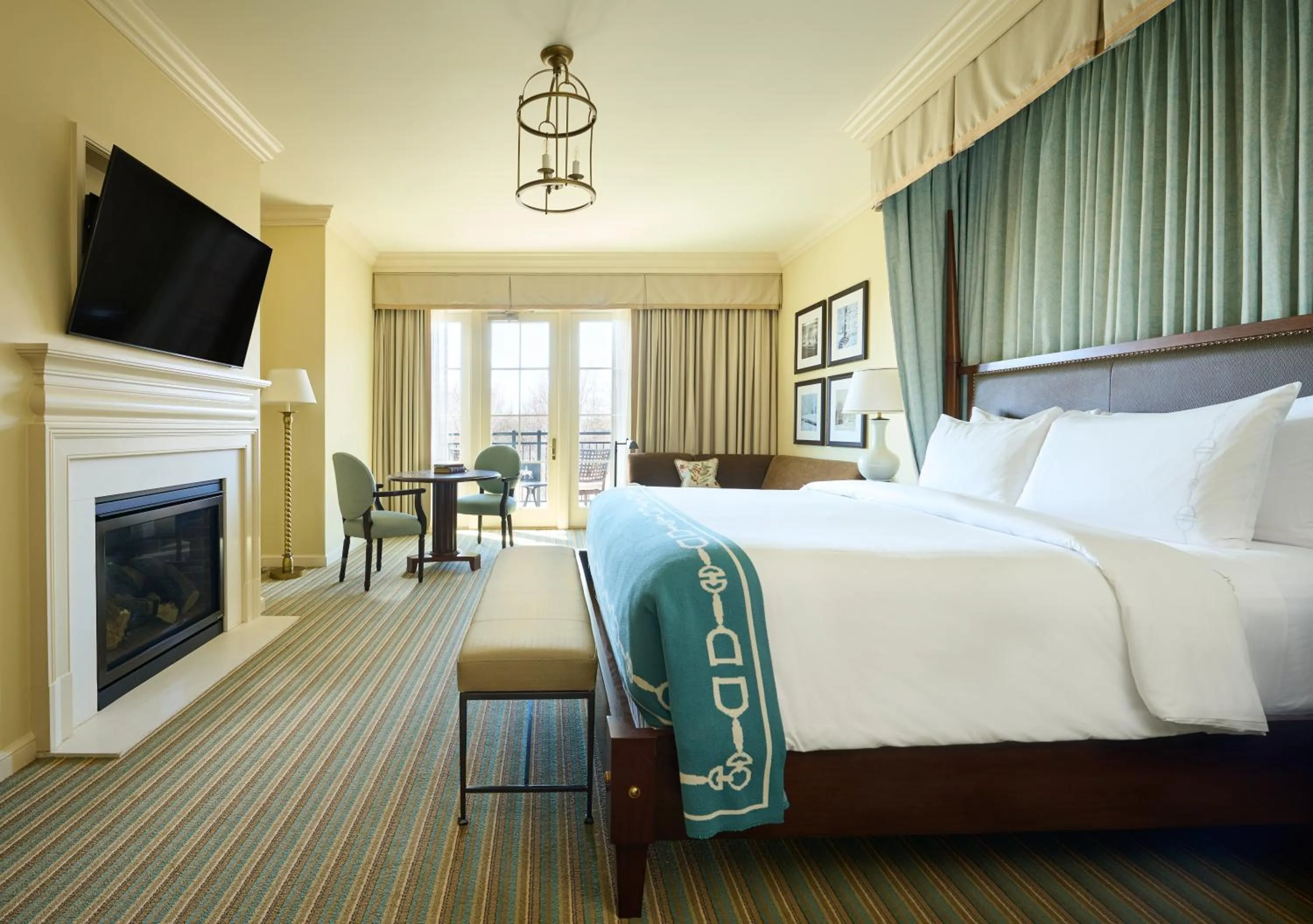 Bed in Salamander Resort and Spa