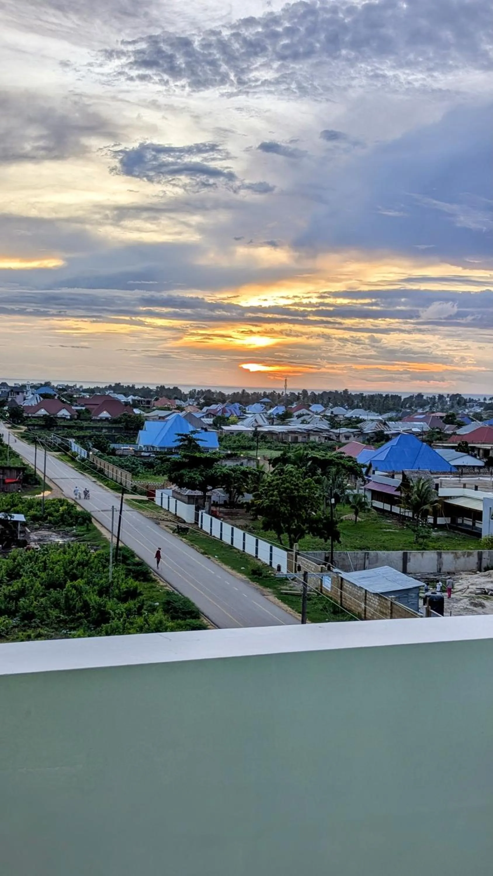 Sunset in Crown View Hotel