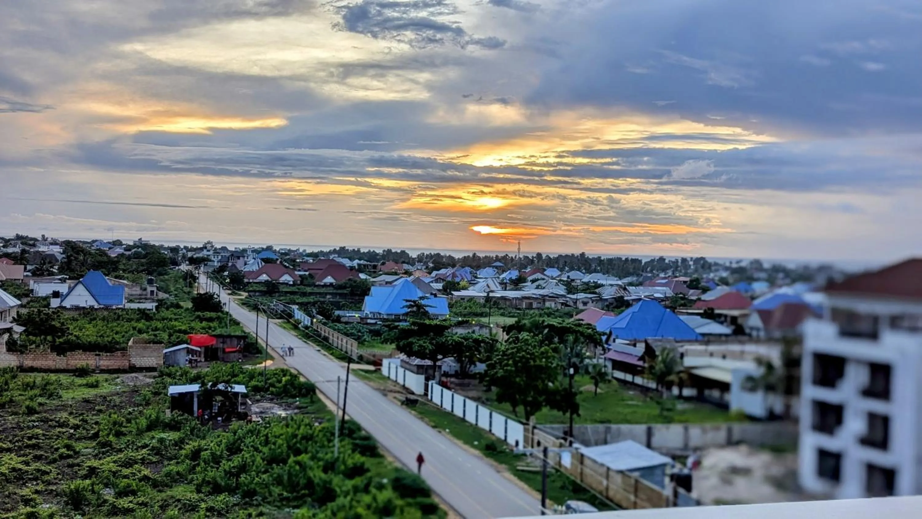 Sunset in Crown View Hotel