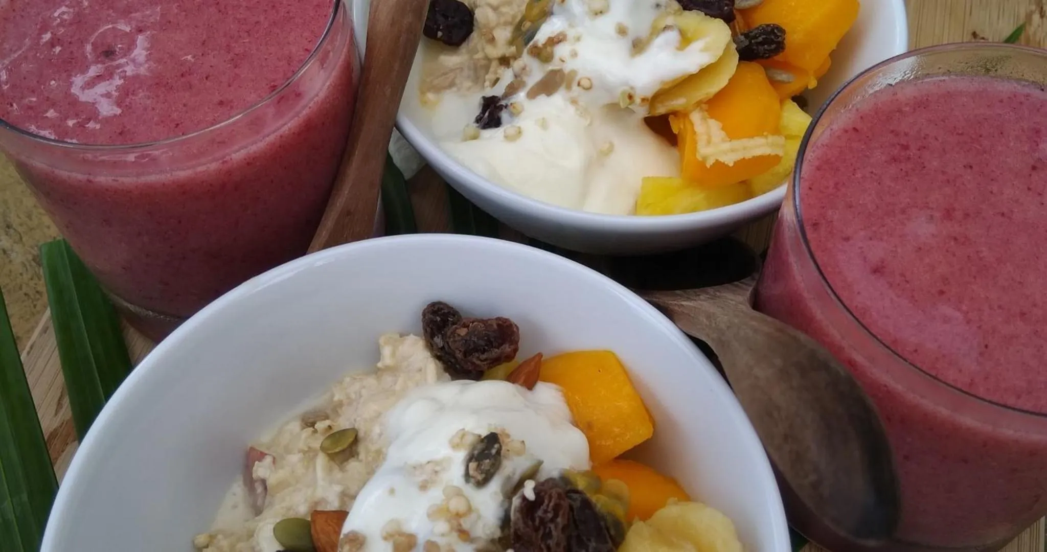 Food close-up in Ikurangi Eco Retreat