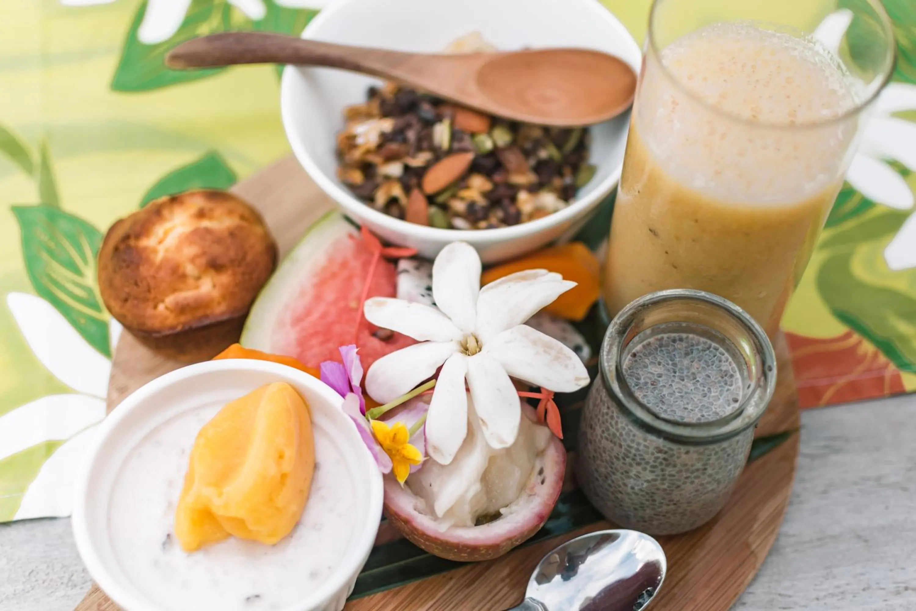 Food close-up in Ikurangi Eco Retreat