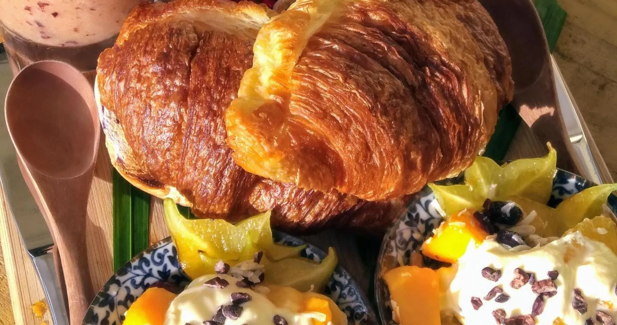 Food close-up in Ikurangi Eco Retreat