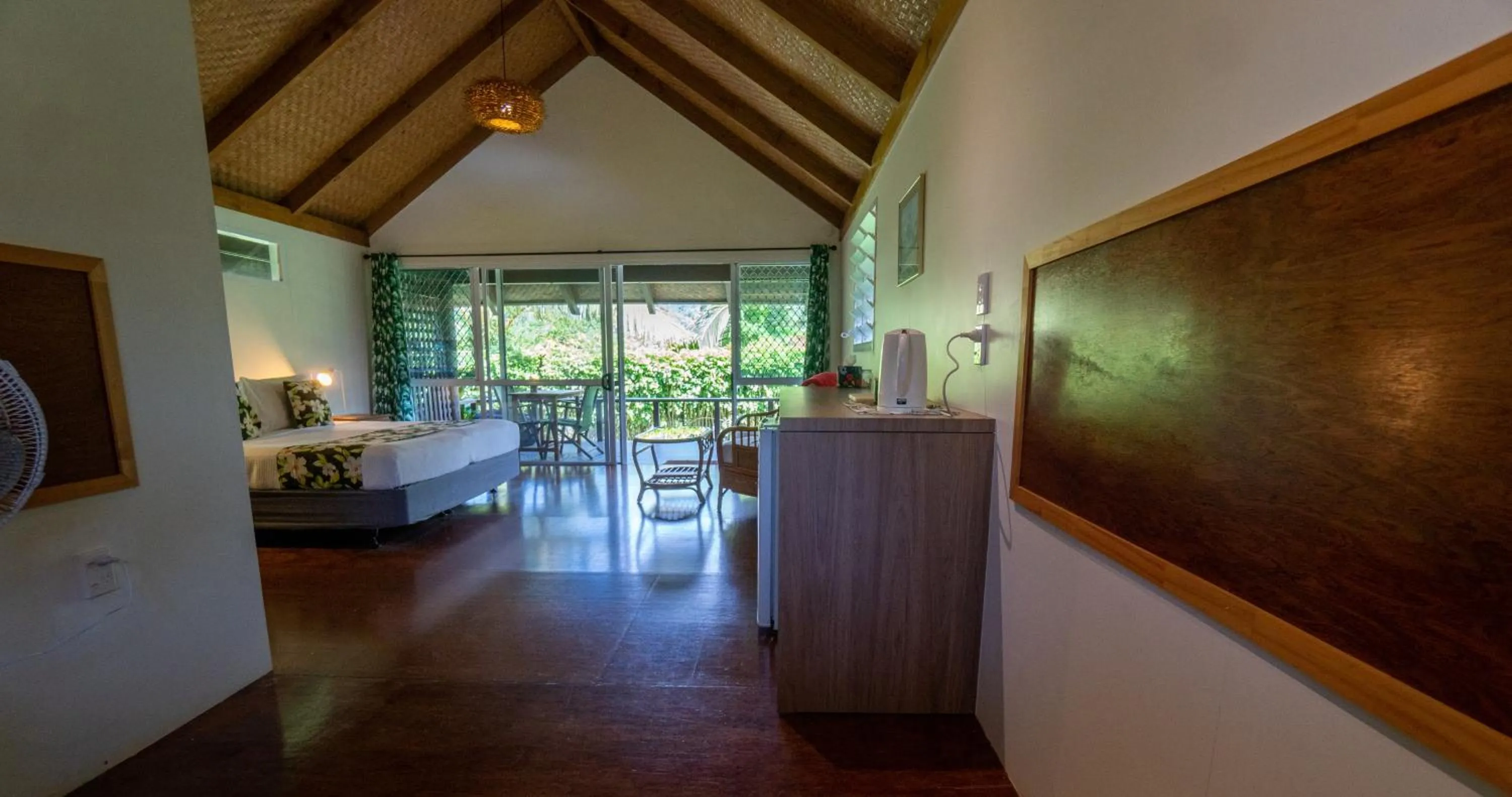 Bed in Ikurangi Eco Retreat