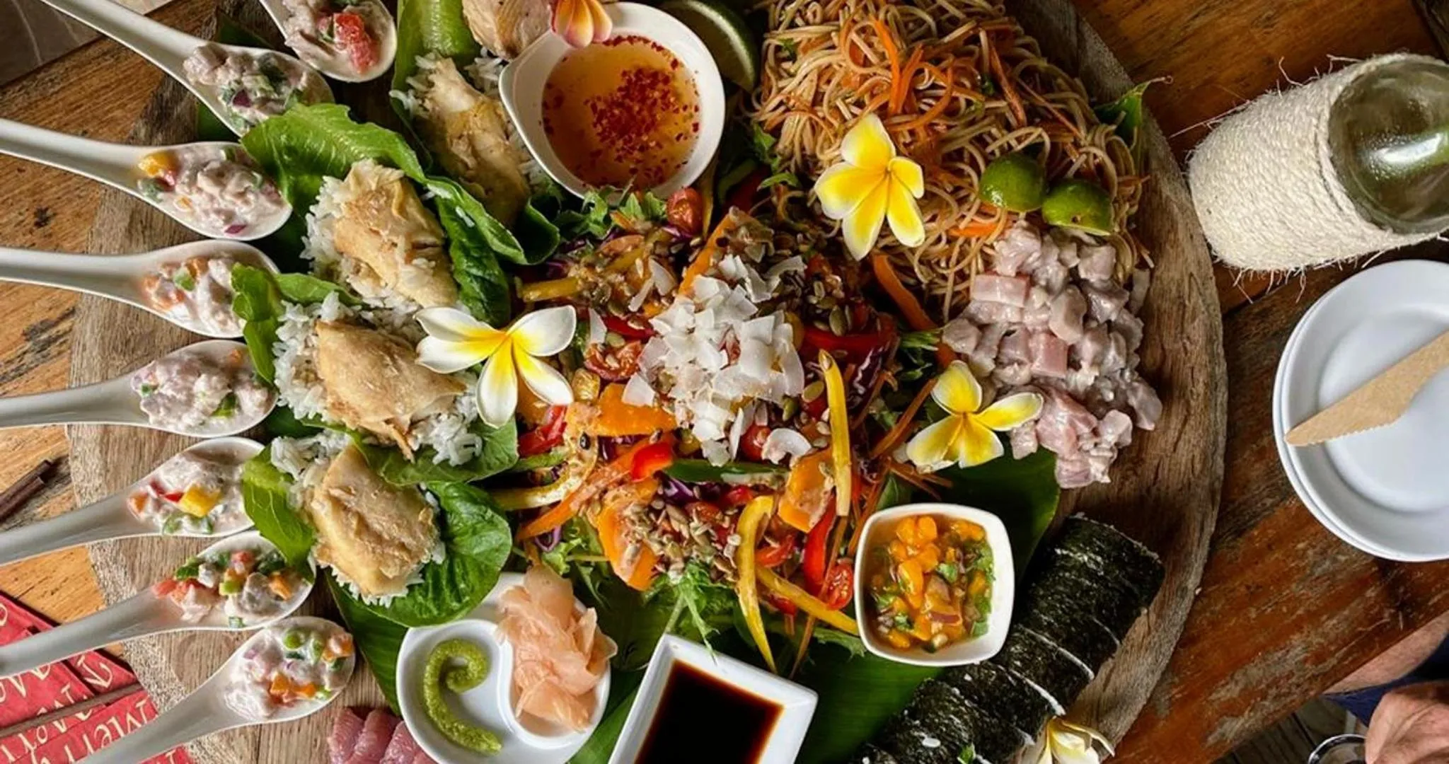 Food close-up in Ikurangi Eco Retreat