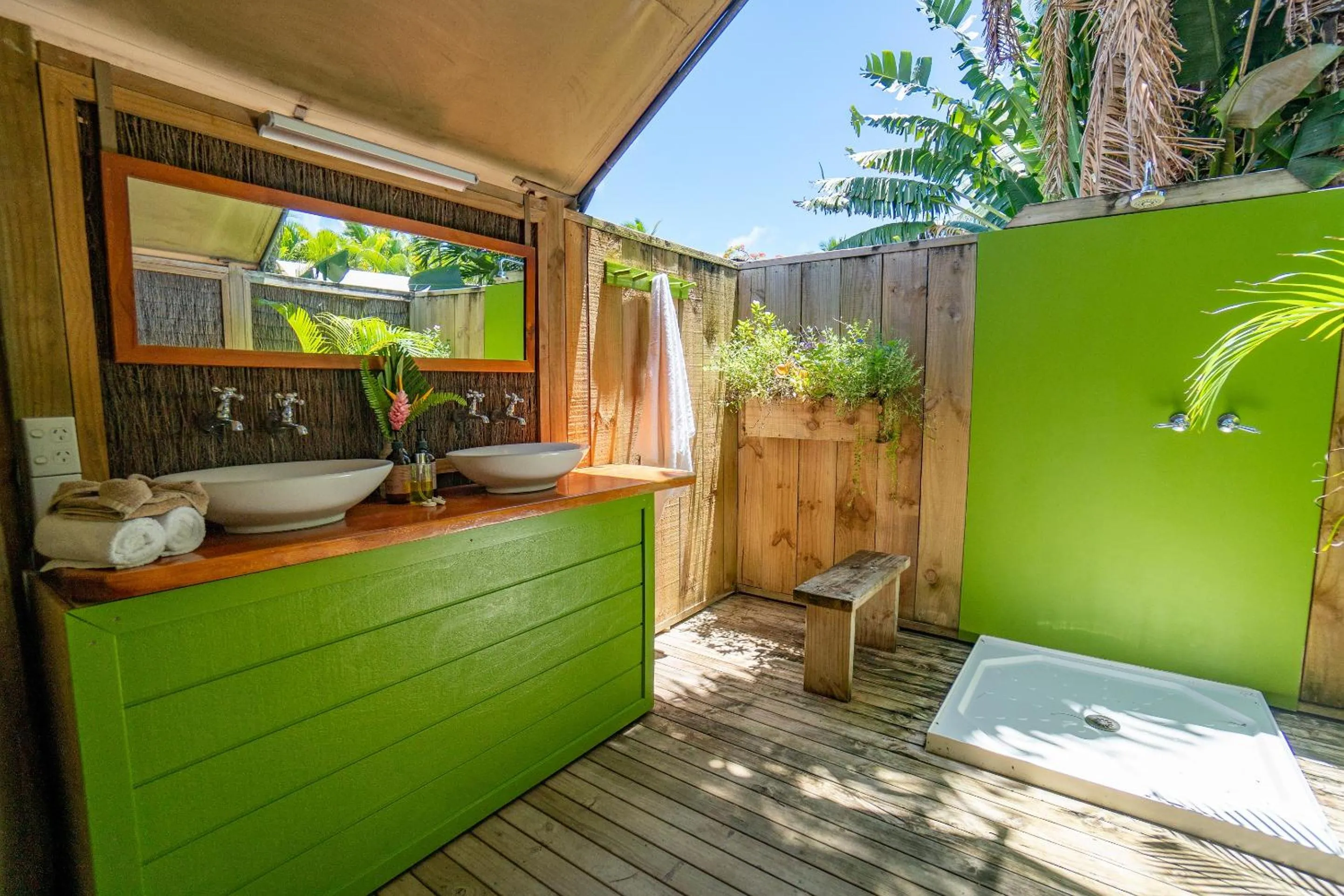 Bathroom in Ikurangi Eco Retreat