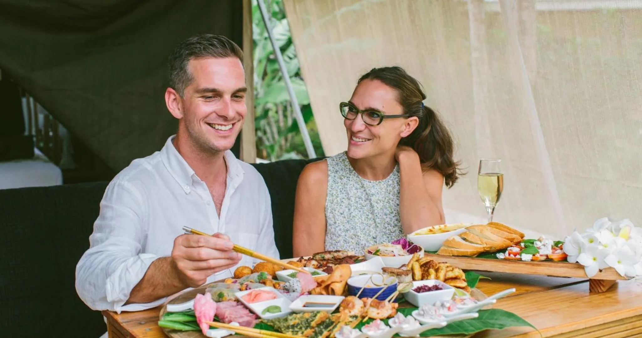 Guests in Ikurangi Eco Retreat