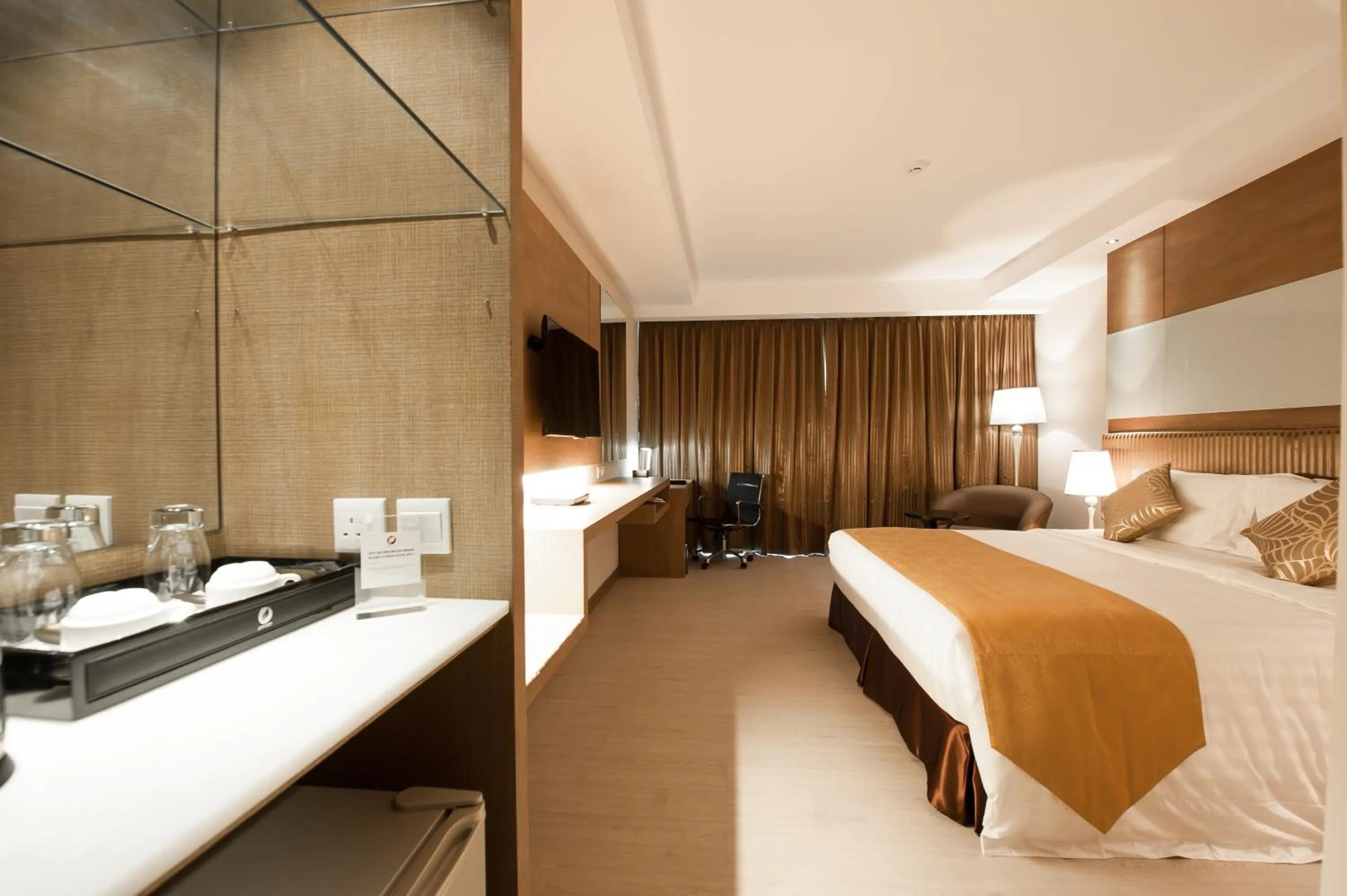 Bed in Garden Sentral Hotel