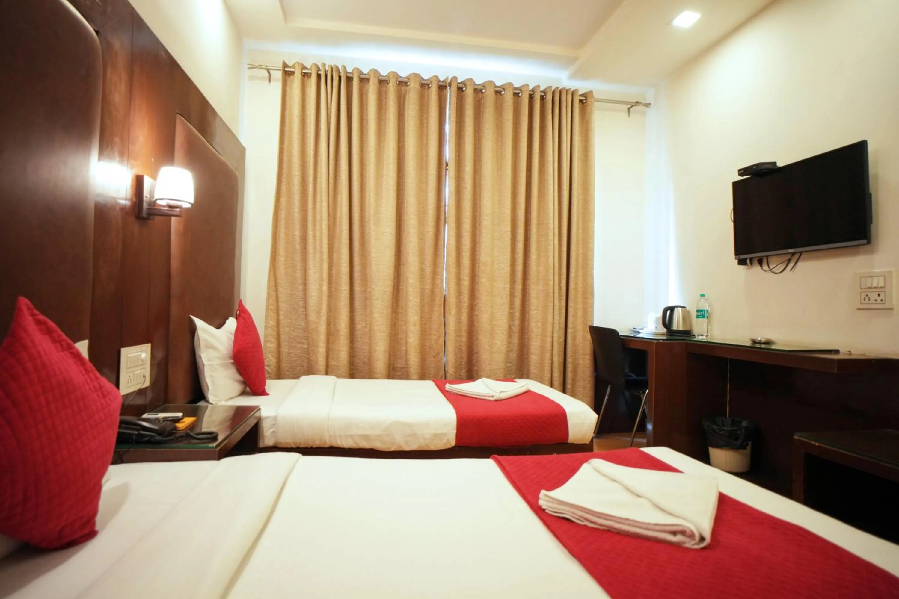 Bedroom, Bed in Hotel Haris MG Road Gurugram