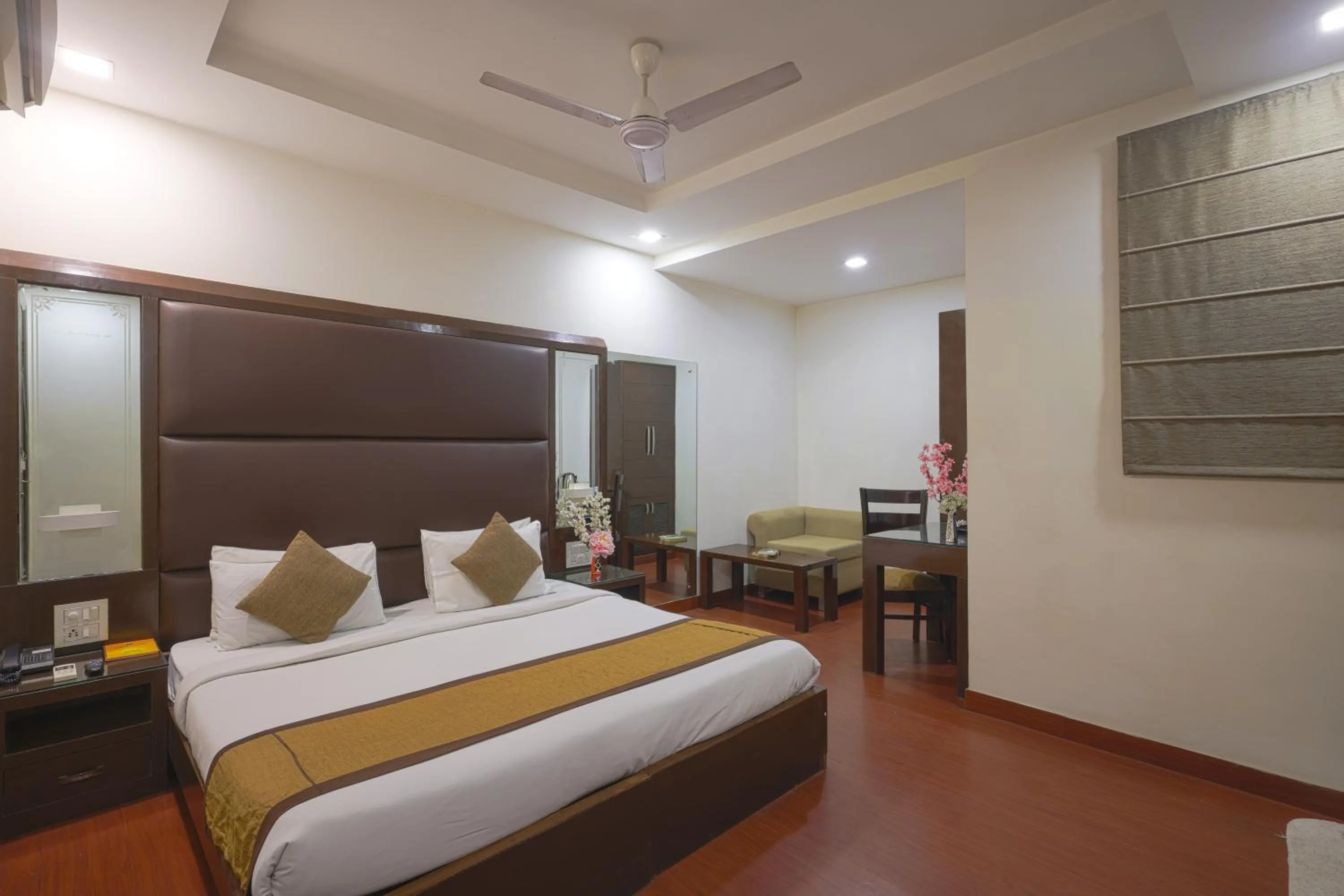 Bedroom, Bed in Hotel Haris MG Road Gurugram