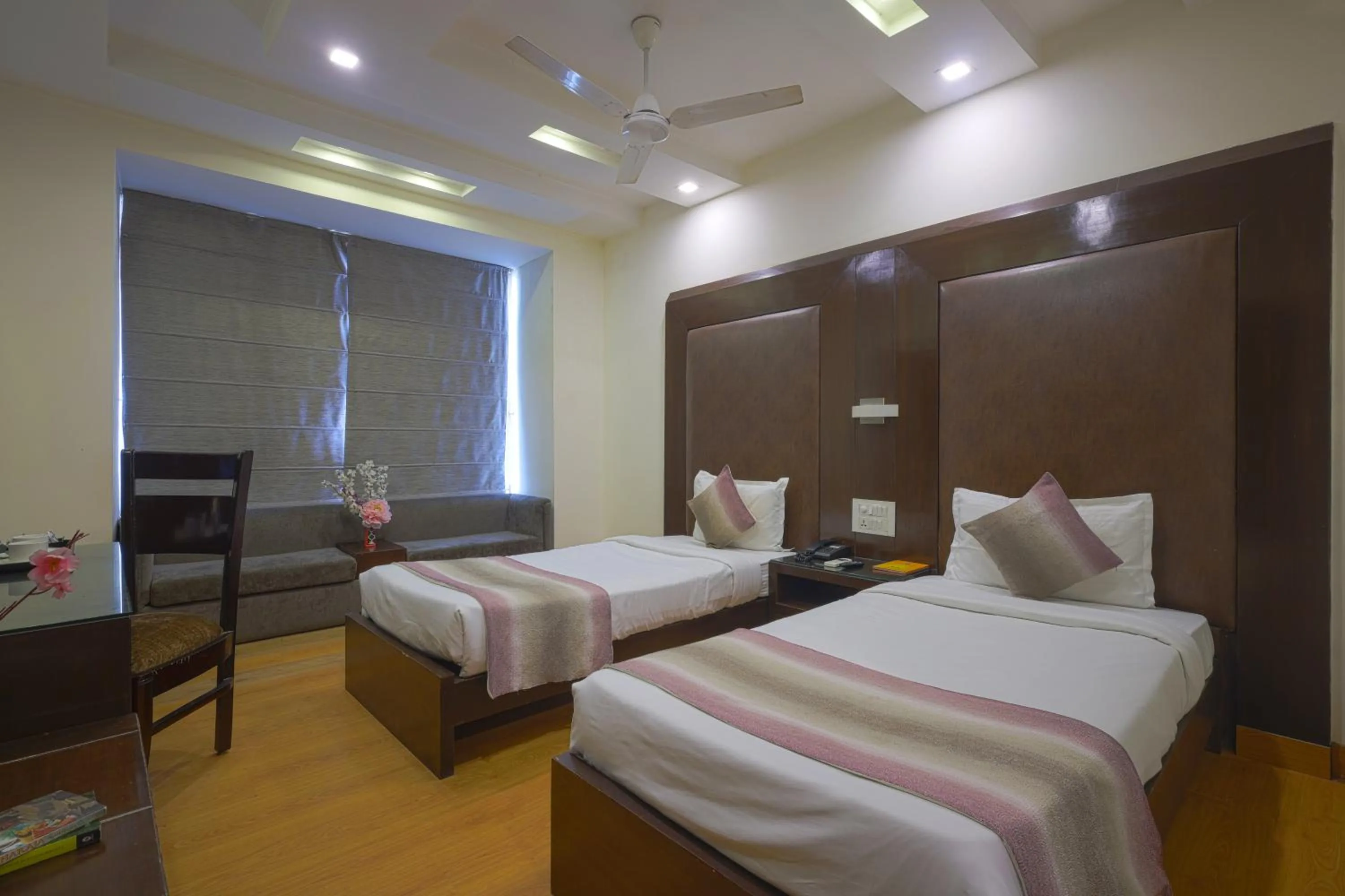 Bedroom, Bed in Hotel Haris MG Road Gurugram