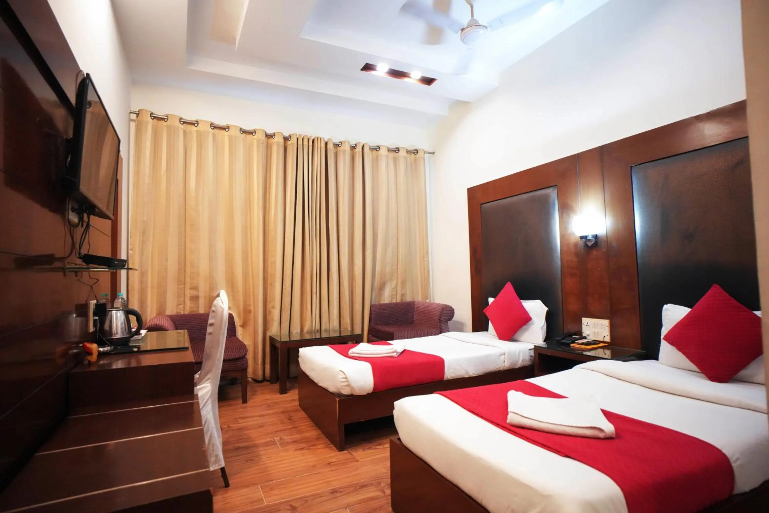 Bedroom, Bed in Hotel Haris MG Road Gurugram