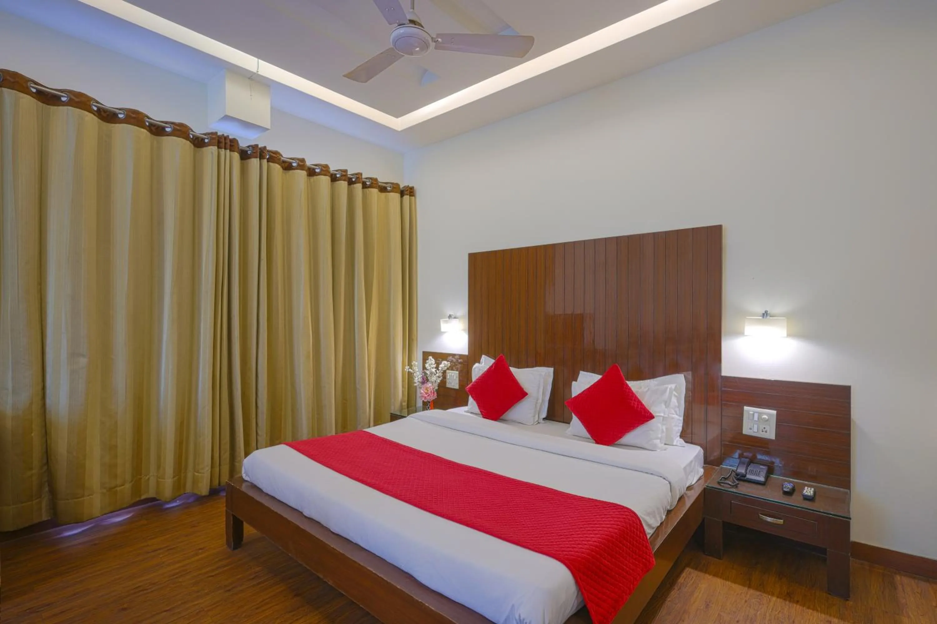 Bedroom, Bed in Hotel Haris MG Road Gurugram