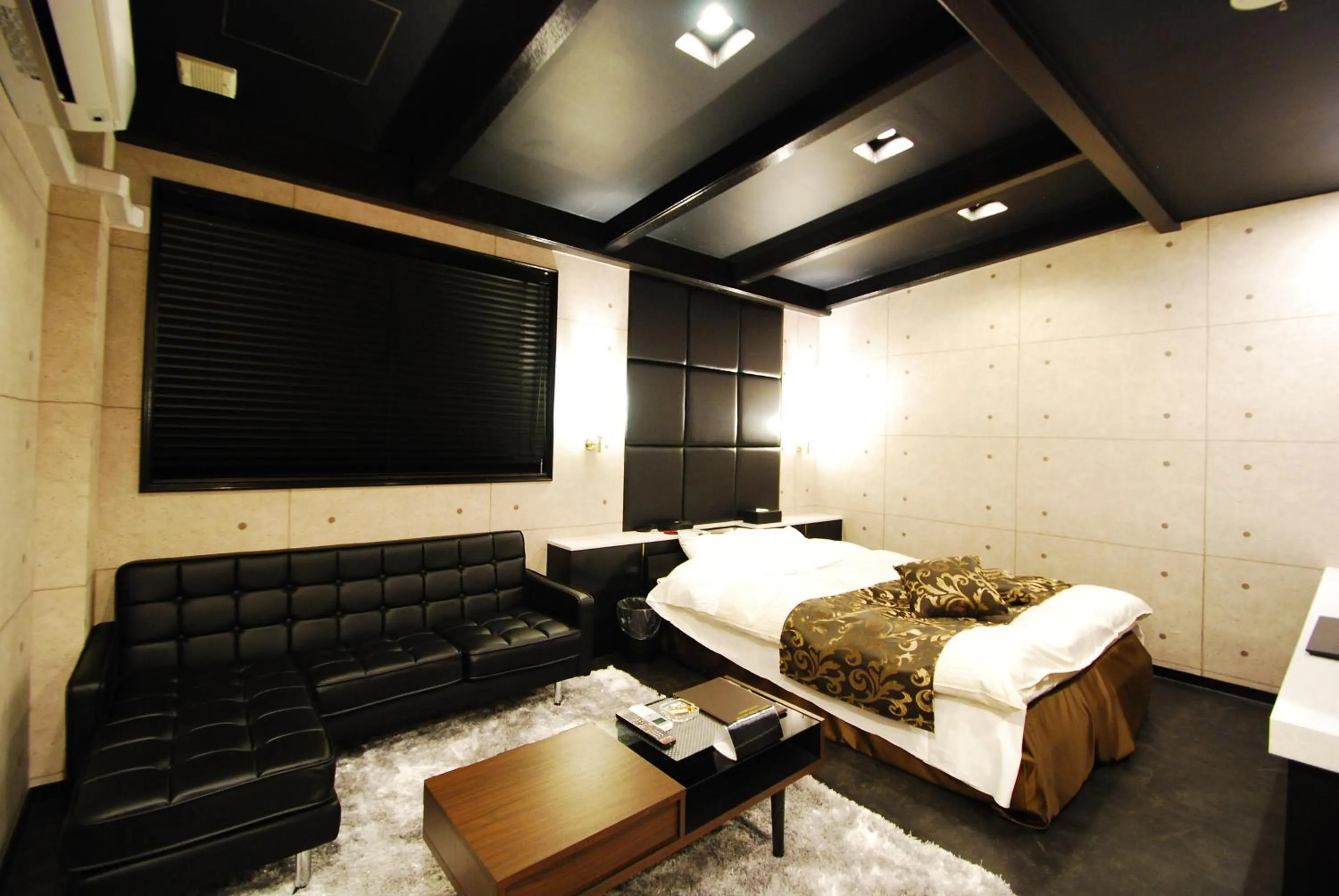 Bed in Hotel Free Style Okayama