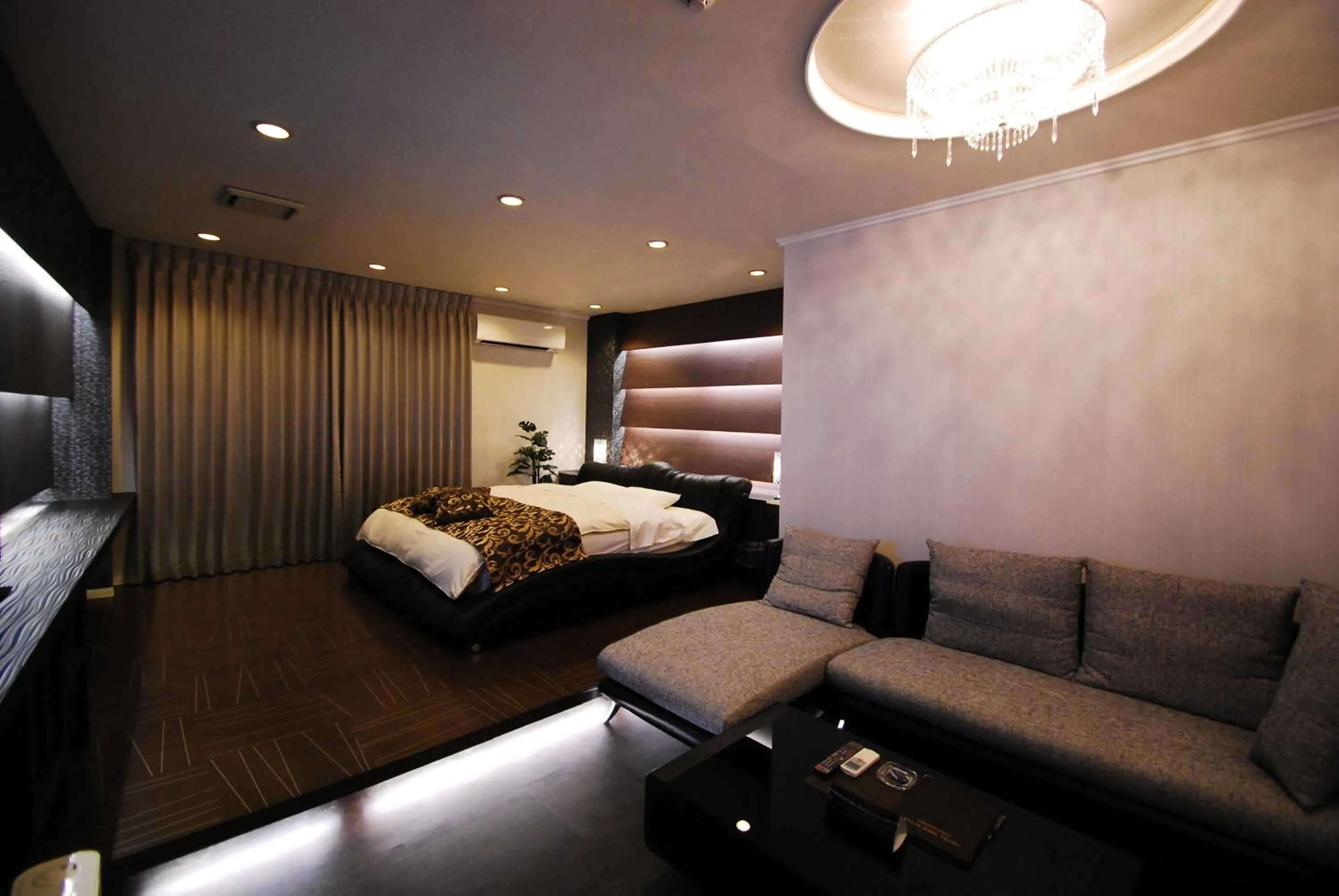 Bed in Hotel Free Style Okayama