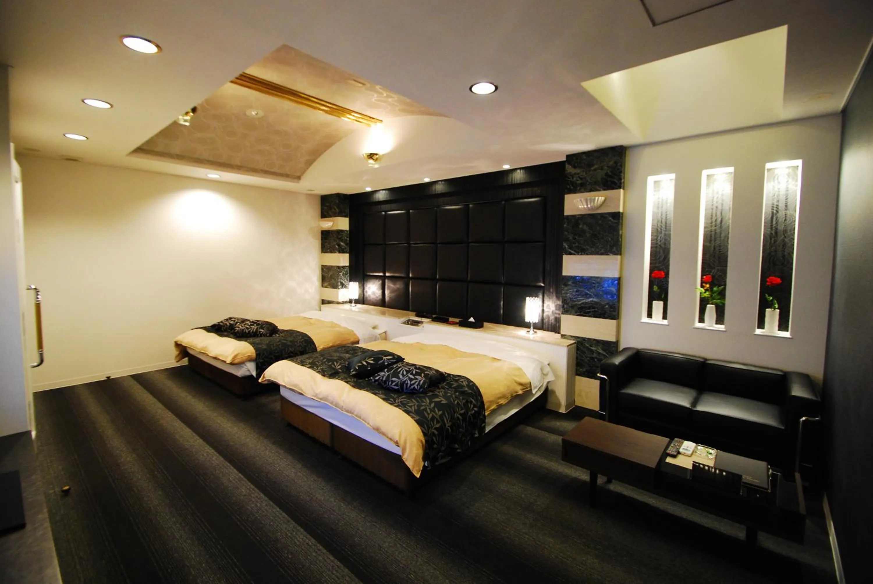 Bed in Hotel Free Style Okayama