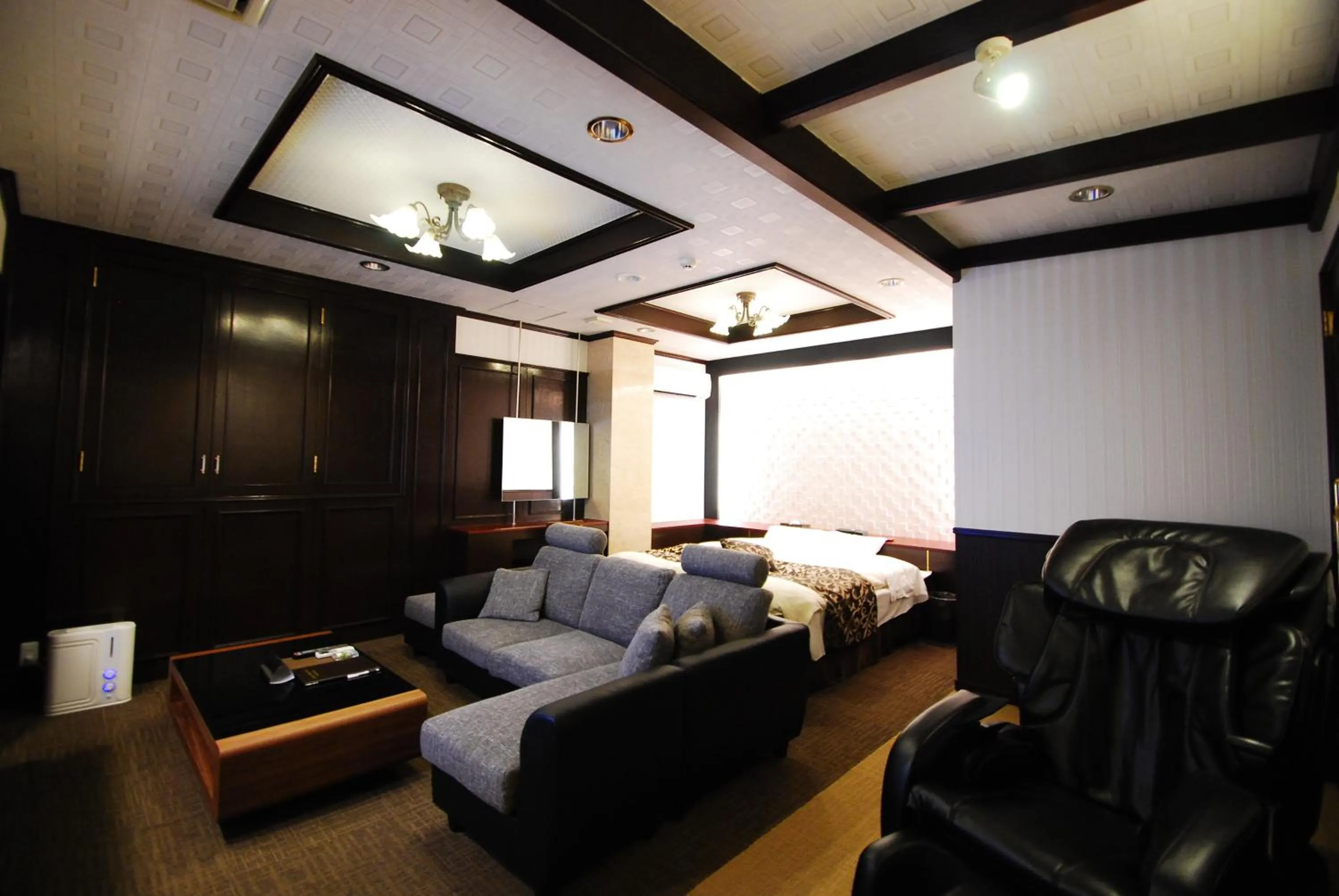 Bed in Hotel Free Style Okayama