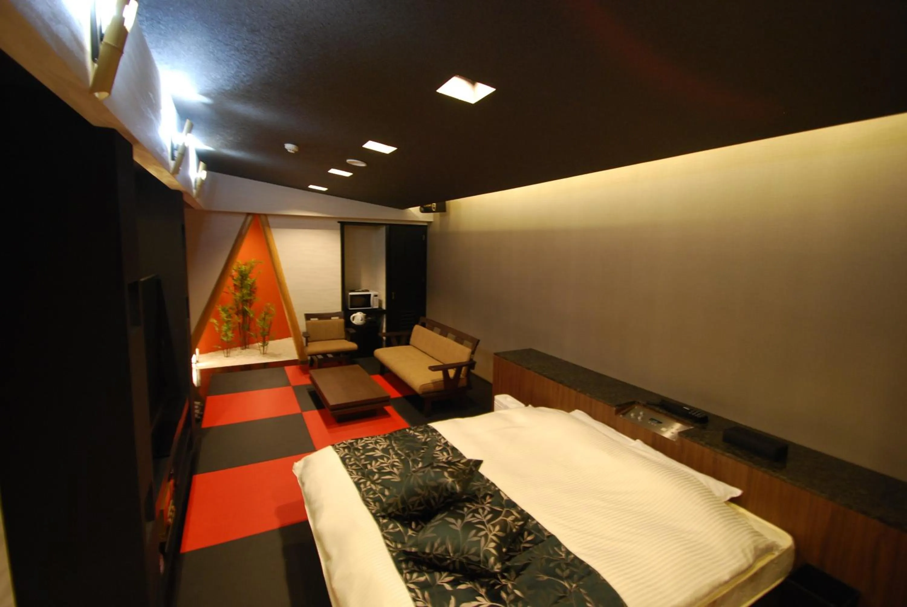 Bed in Hotel Free Style Okayama