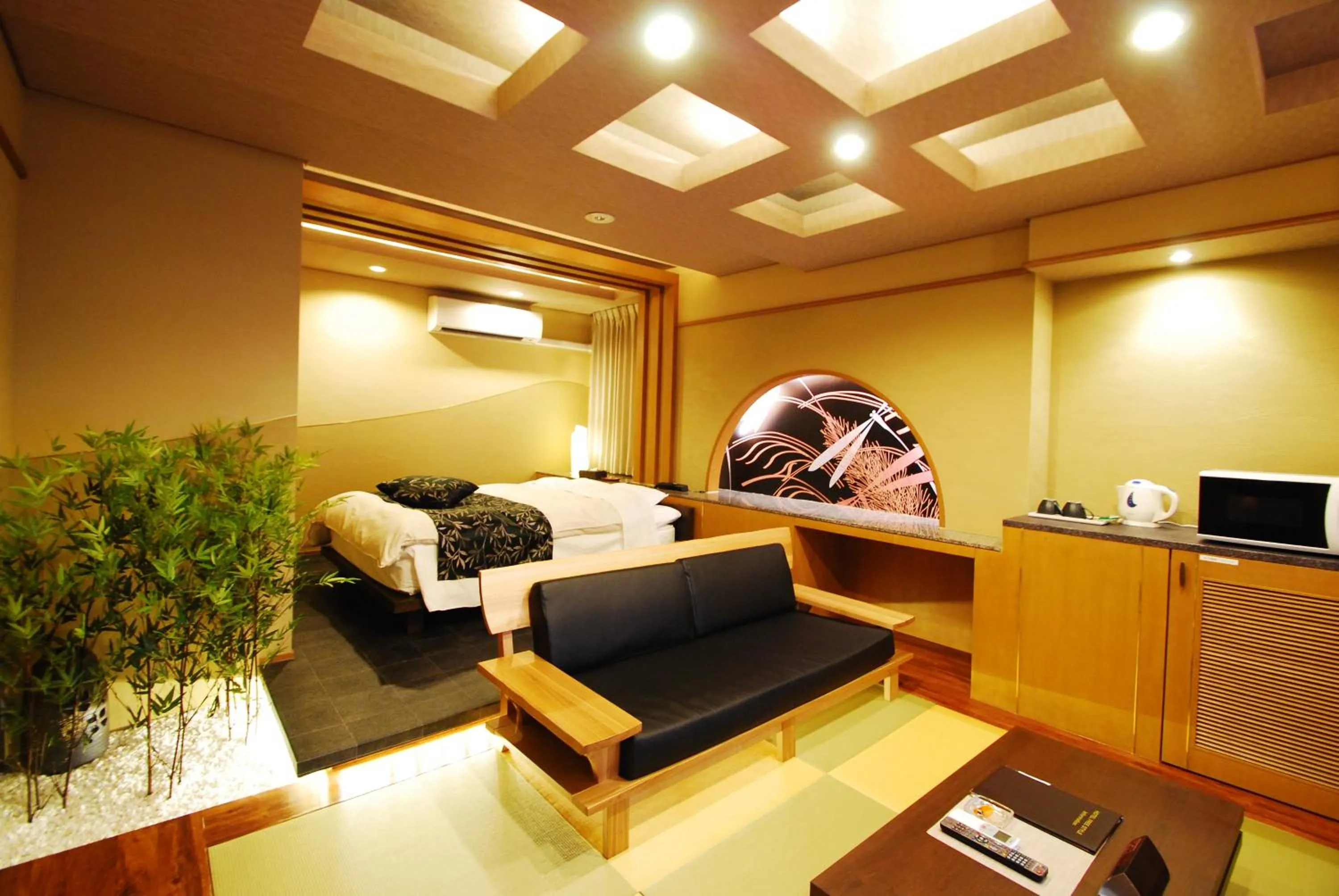 Bed in Hotel Free Style Okayama