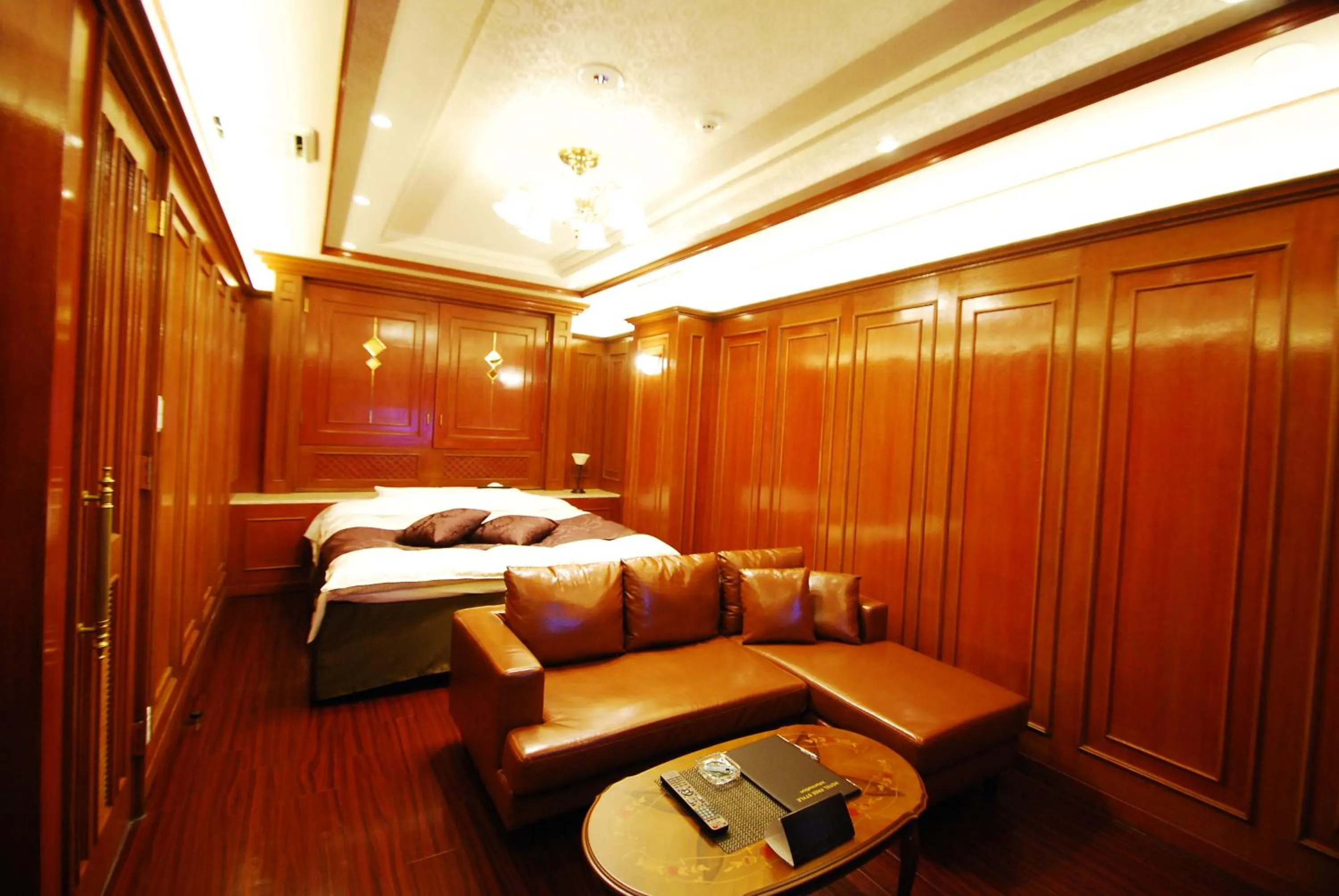 Bed in Hotel Free Style Okayama