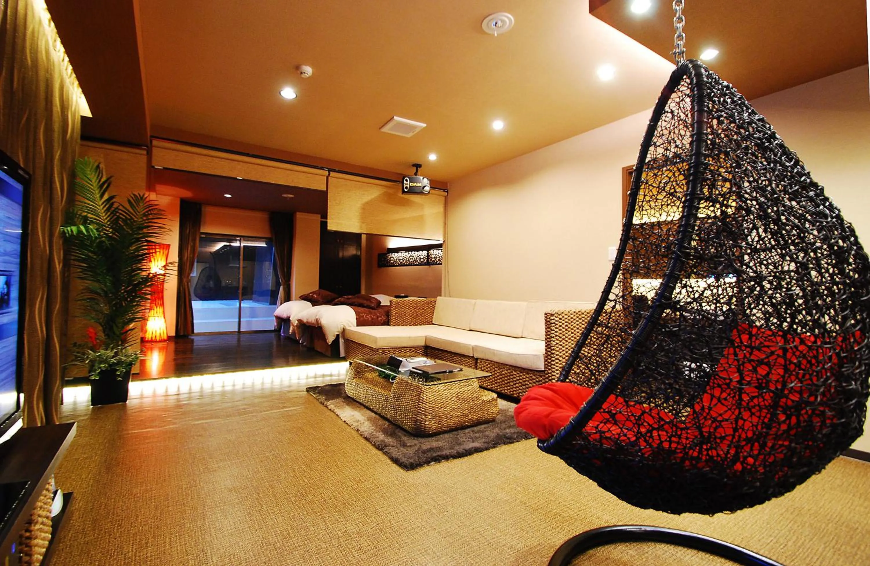 Bed in Hotel Free Style Okayama