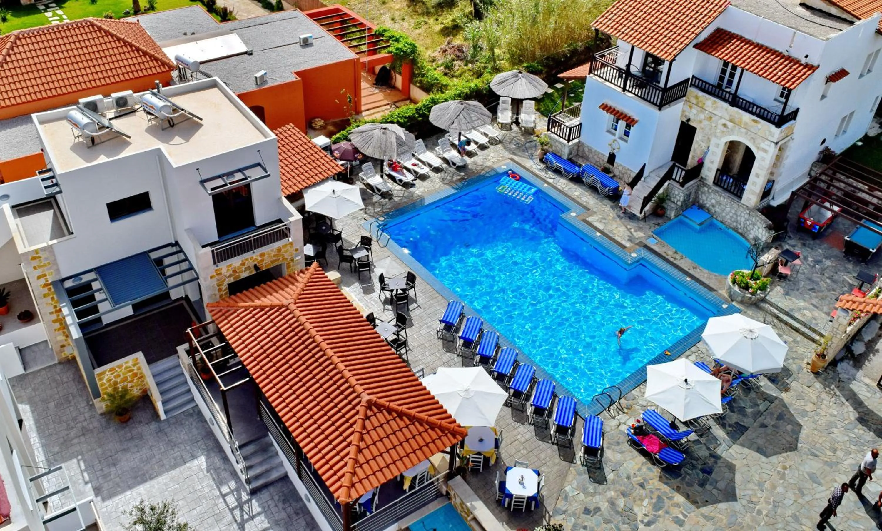 Bird's eye view in Ledra Maleme Hotel